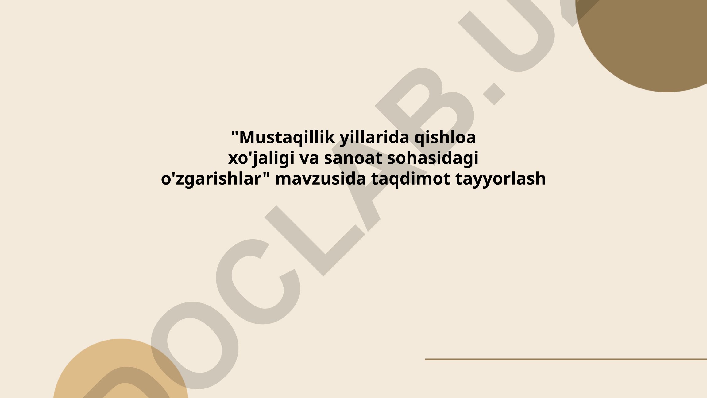 Mustaqillik yillarida qishloq xo'jaligi va sanoat sohasidagi o'zgarishlar