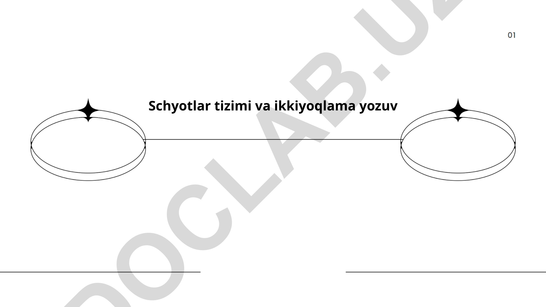 Schyotlar tizimi va ikkiyoqlama yozuv