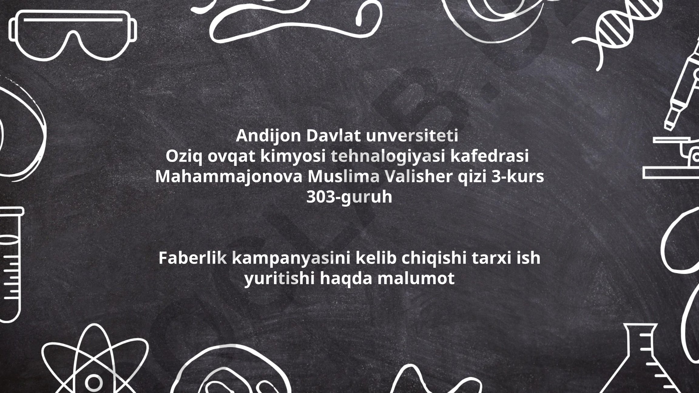 Faberlik kompaniyasining tashkil etilishi va faoliyati