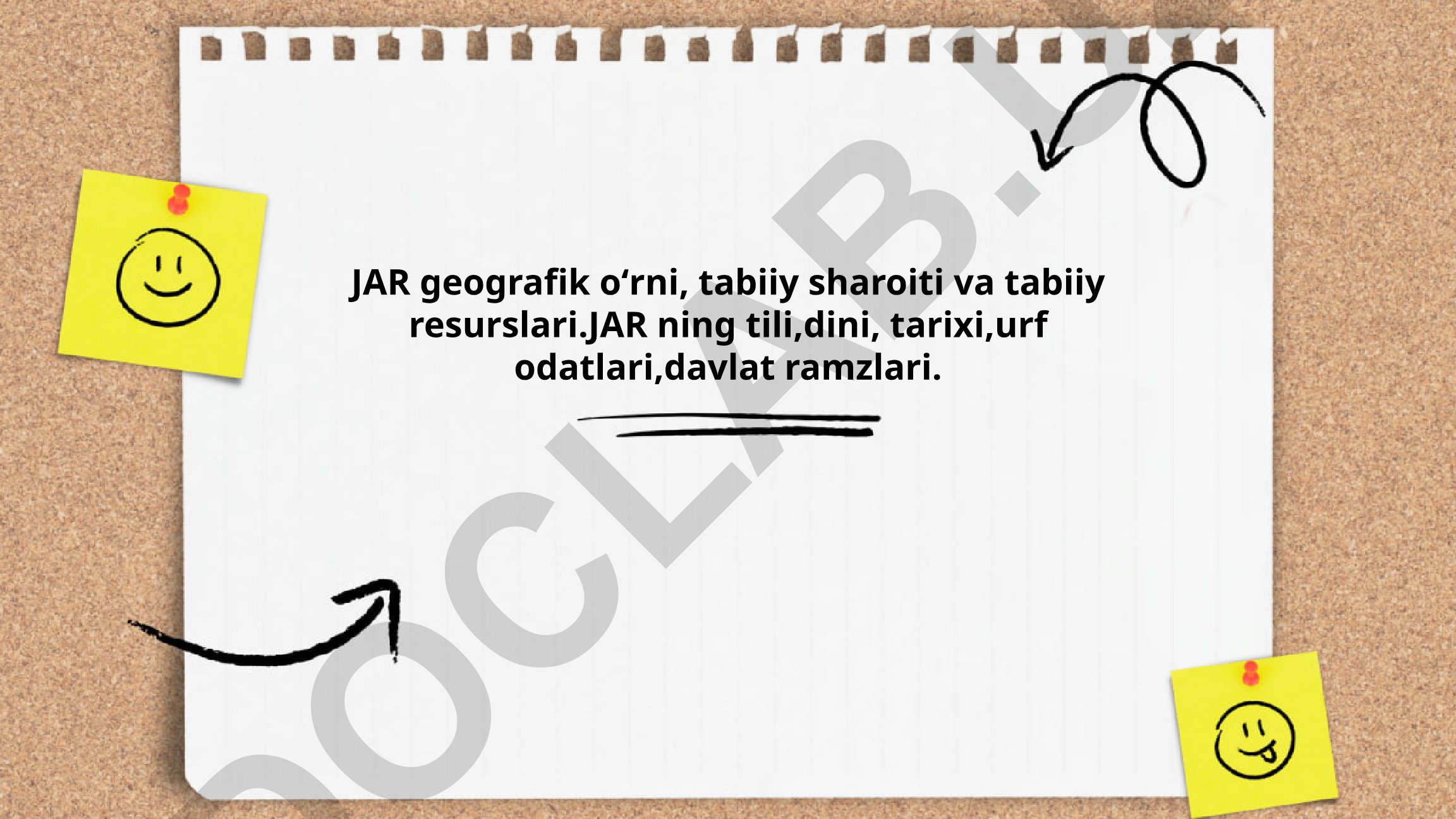Janubiy Afrika Respublikasining geografik oʻrni, iqlimi va tabiiy resurslari