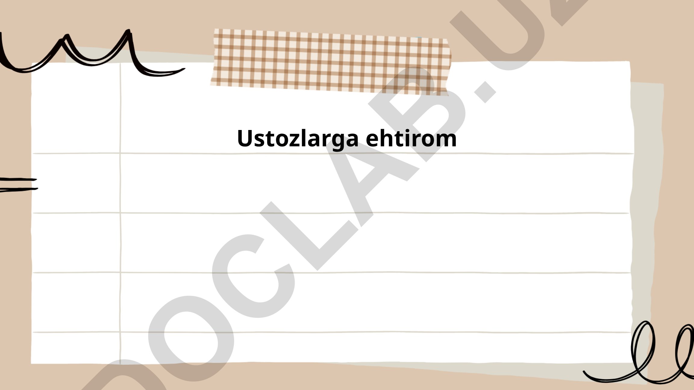 Ustozlikning ahamiyati va ta'lim tizimidagi roli