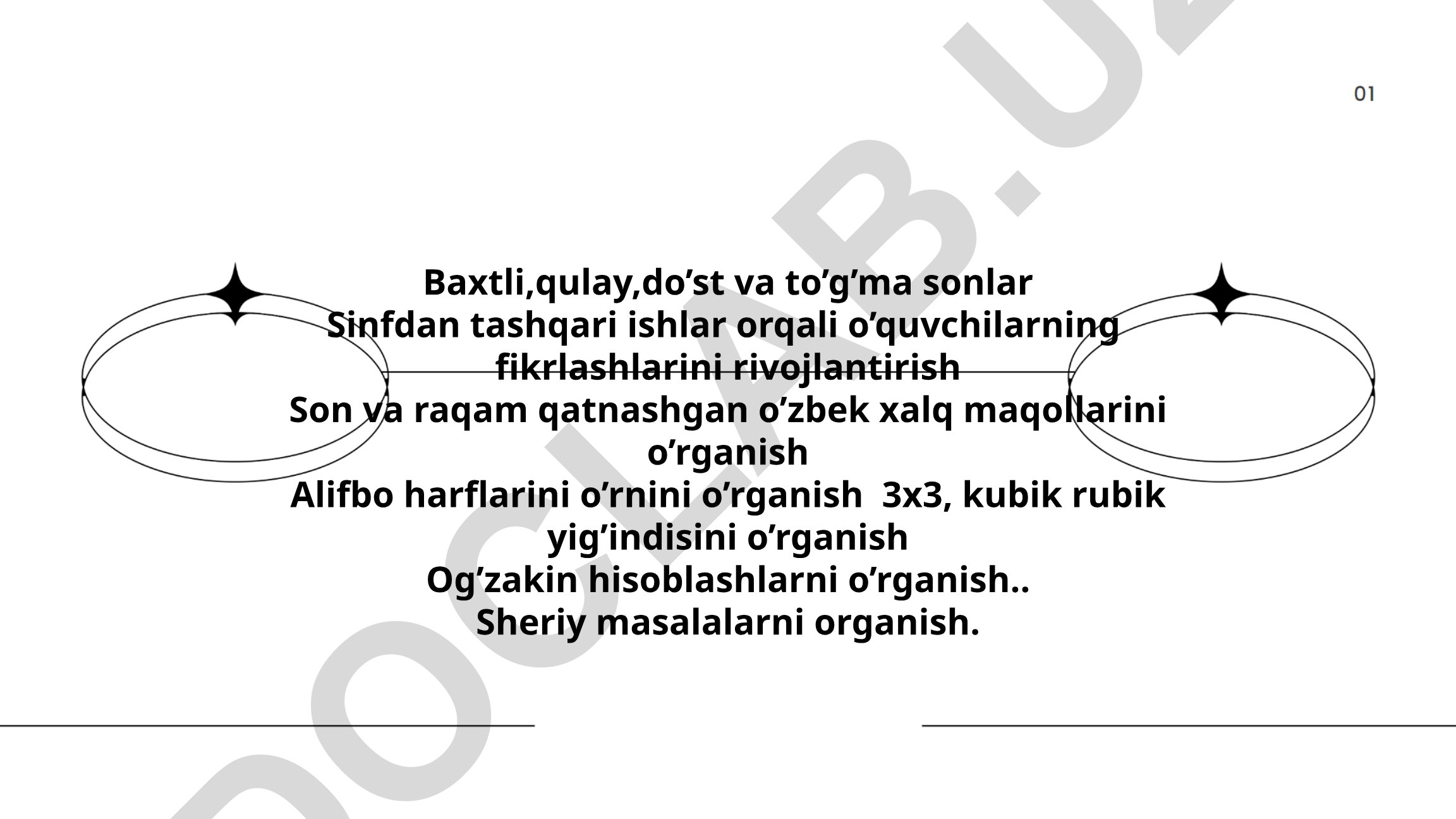 Baxtli, qulay, do'st va to'g'ma sonlar haqida matematik tushunchalar