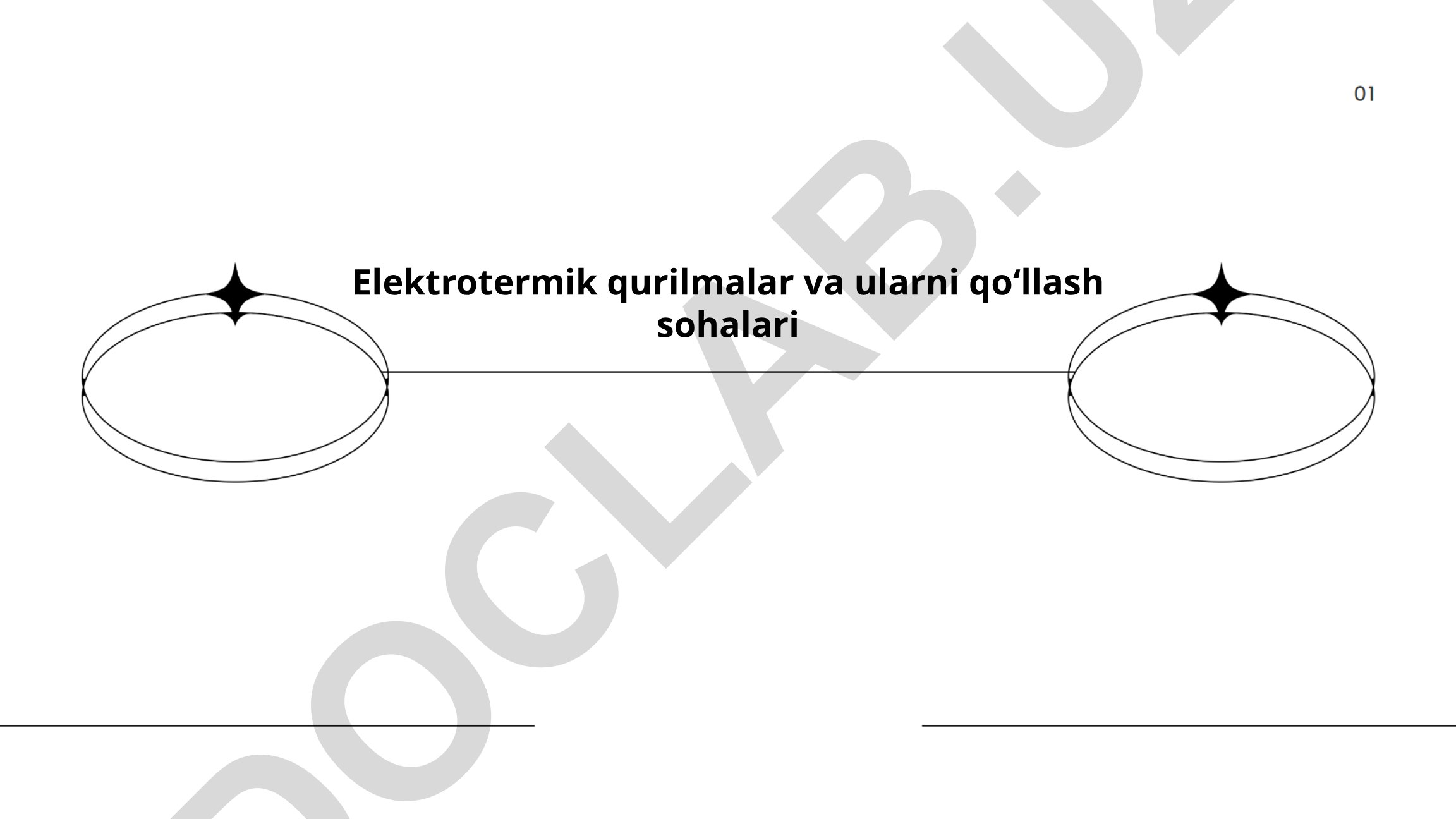 Elektrotermik qurilmalar va ularni qoʻllash sohalari