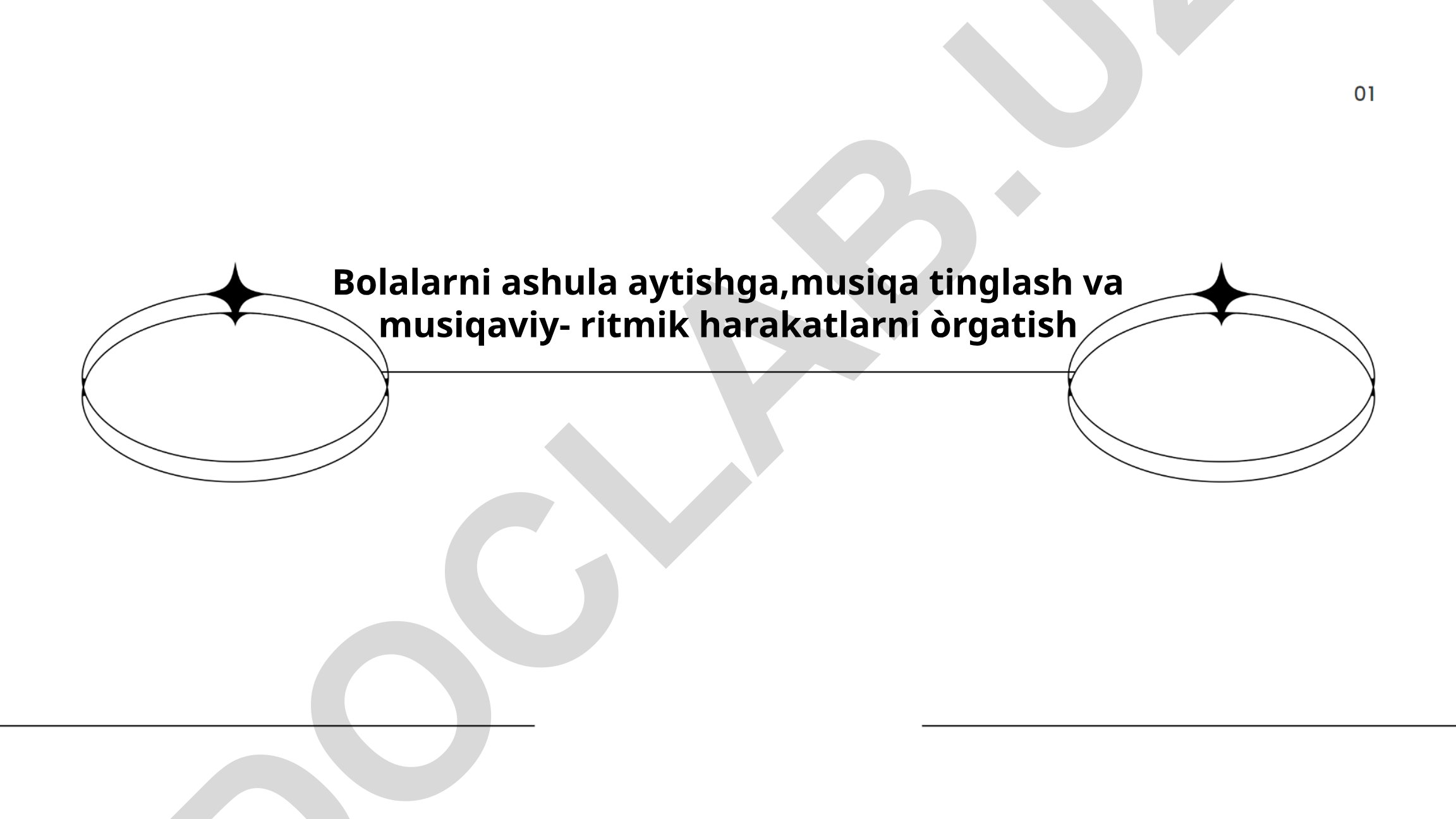 Bolalarni ashula aytish, musiqa tinglash va musiqaviy-ritmik harakatlarga o'rgatish