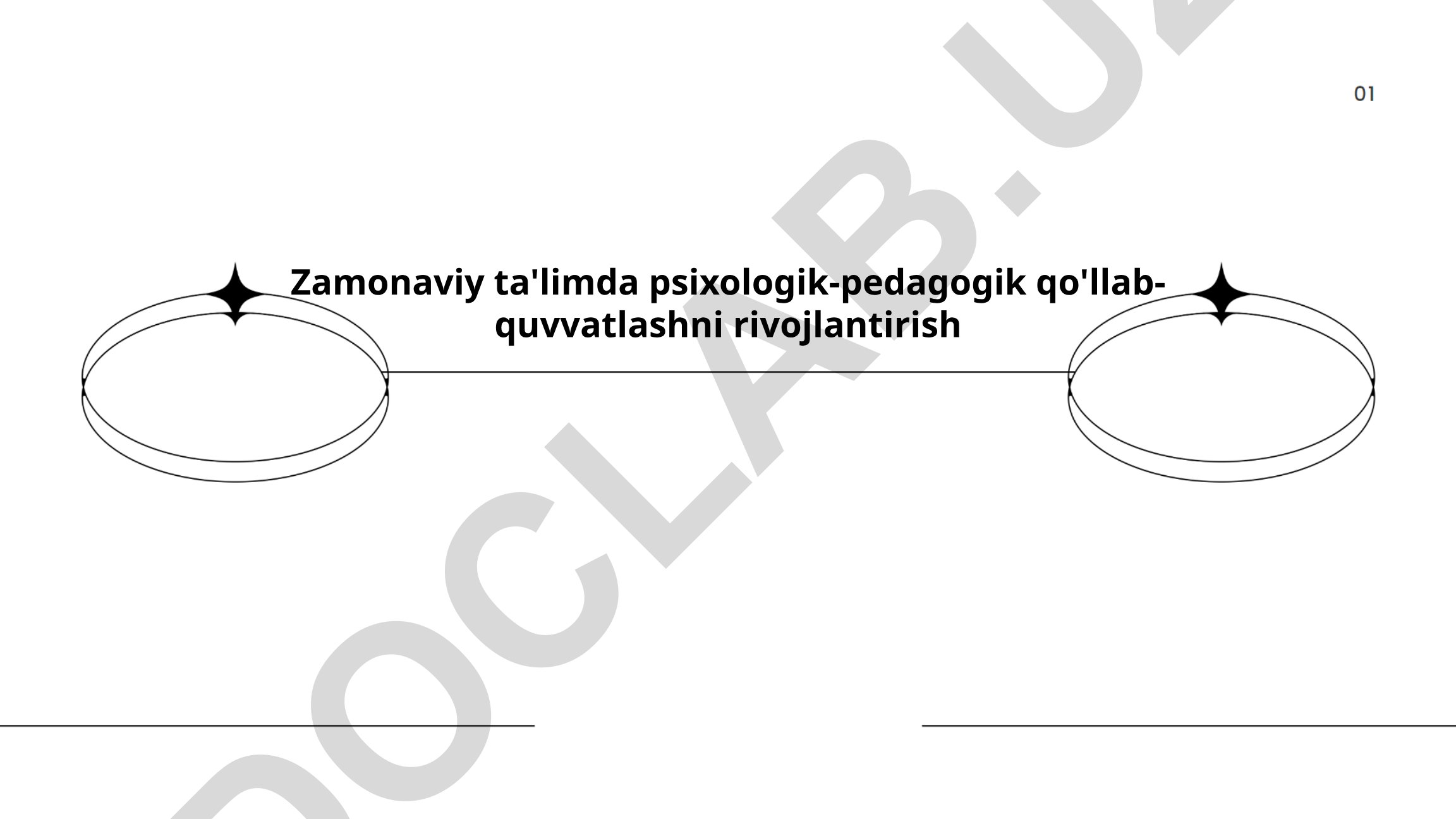 Zamonaviy ta'limda psixologik-pedagogik qo'llab-quvvatlashni rivojlantirish