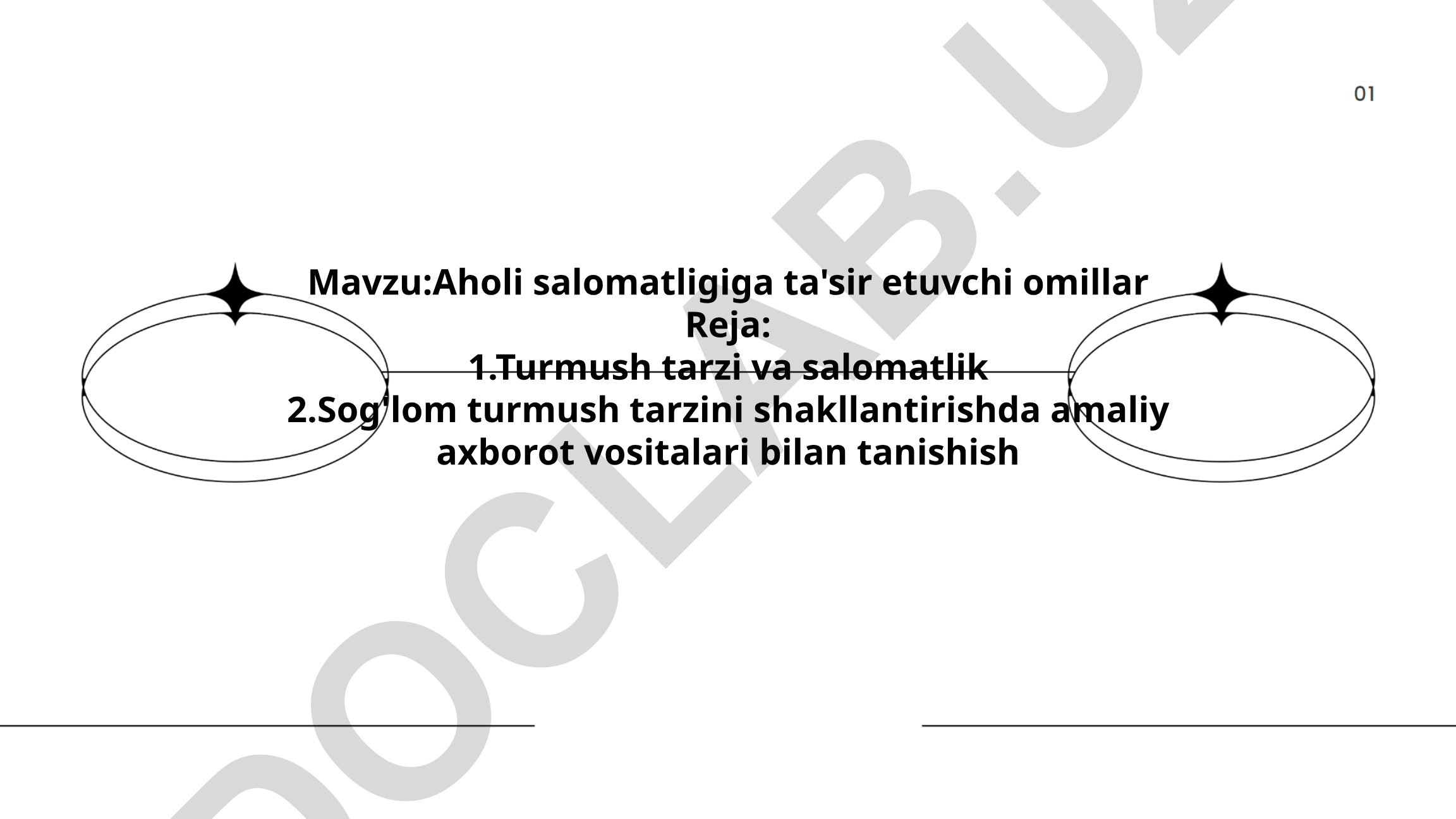 Aholi salomatligiga ta'sir etuvchi omillar