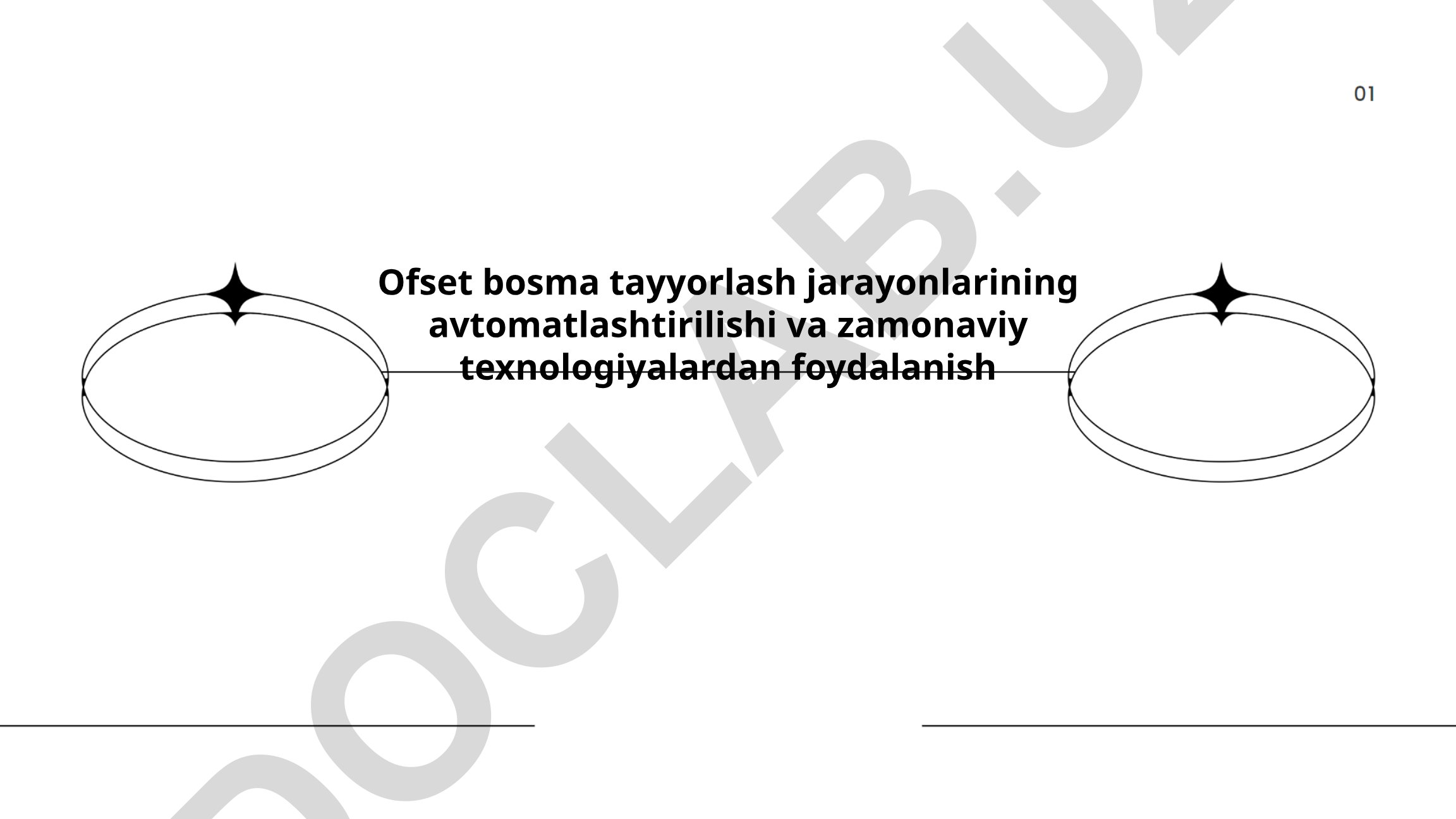 Ofset bosma tayyorlash jarayonlarining avtomatlashtirilishi va zamonaviy texnologiyalardan foydalanish