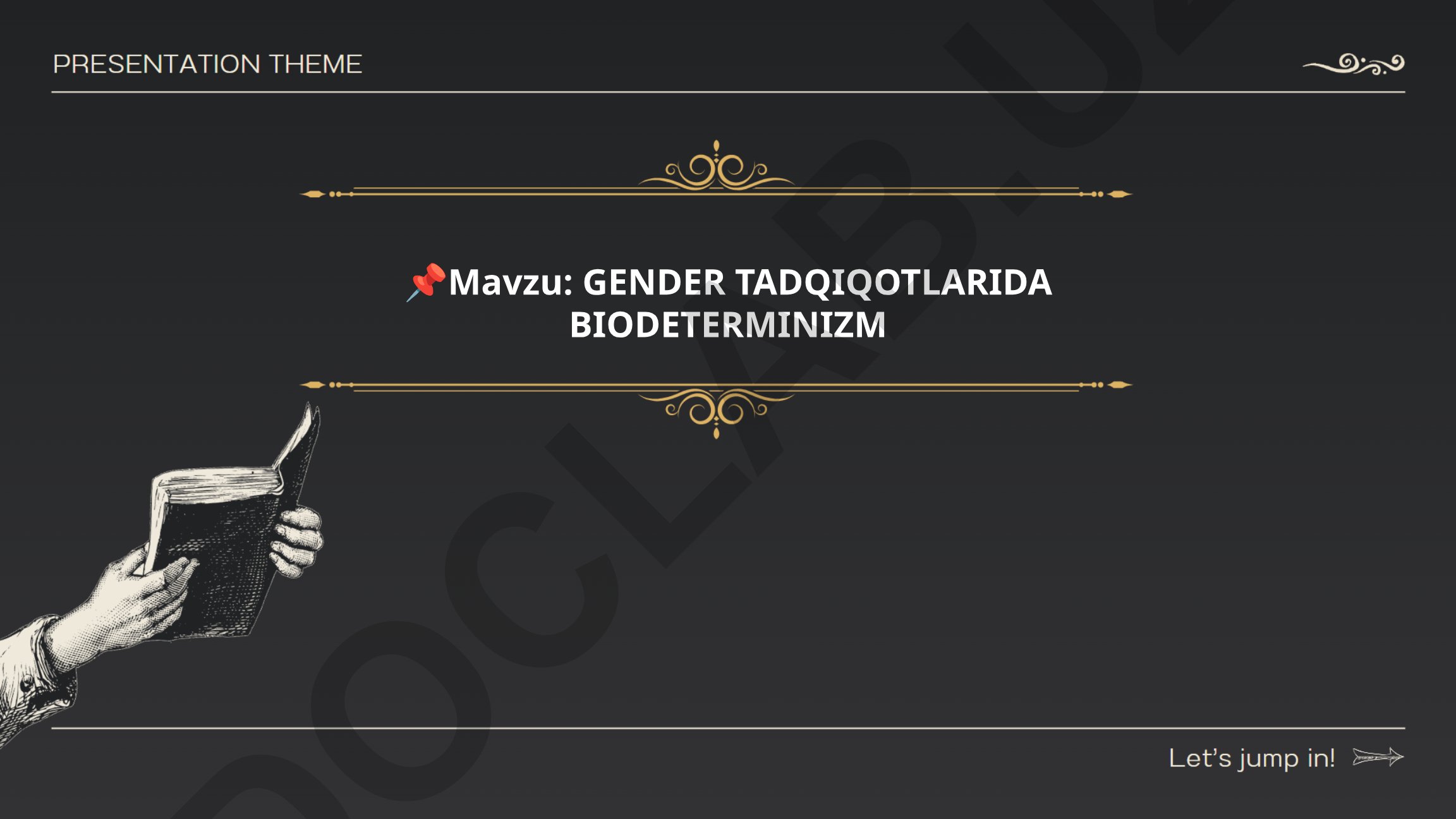 Gender tadqiqotlarida biodeterminizm