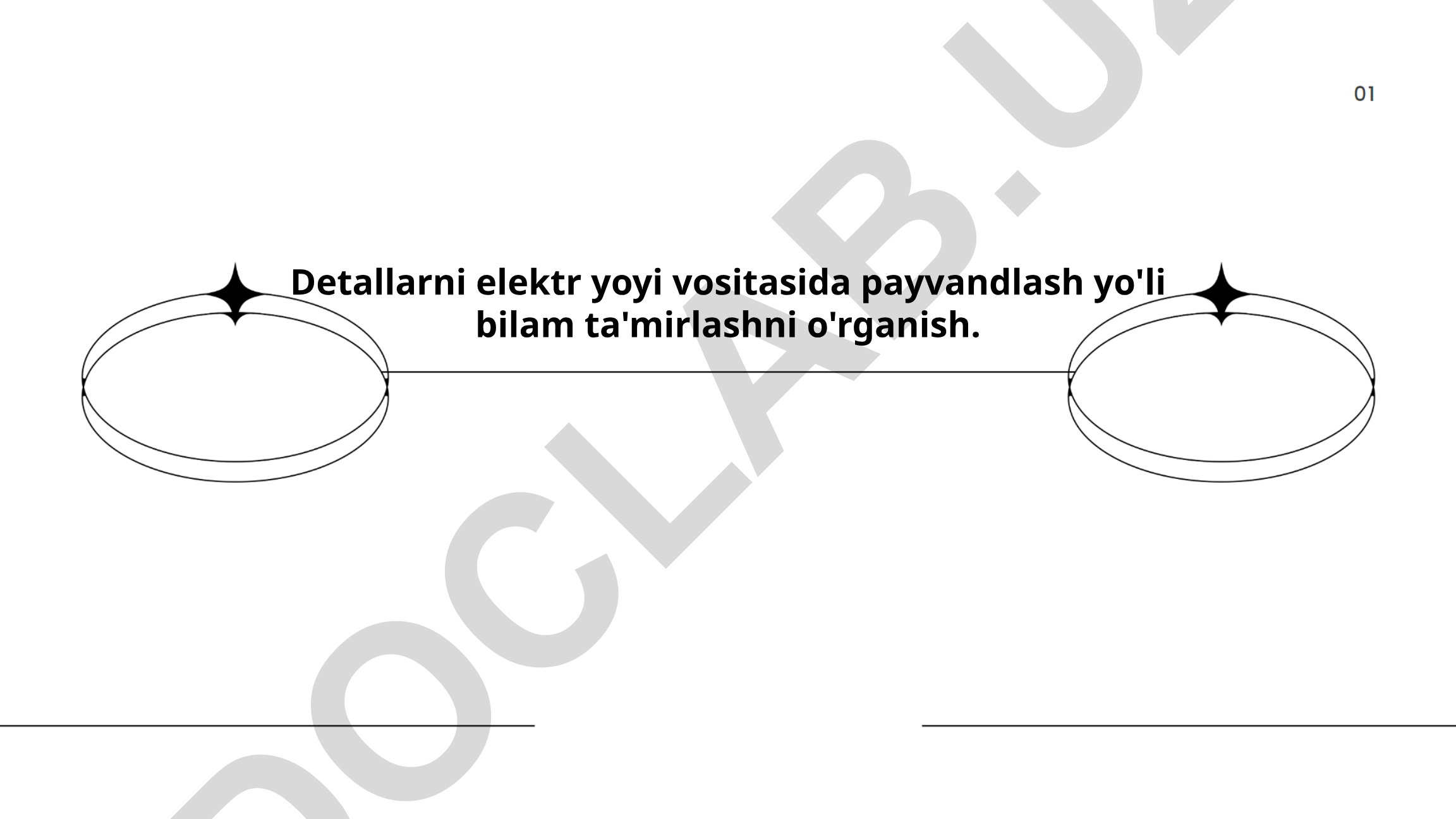 Detallarni elektr yoyi vositasida payvandlash texnologiyalari