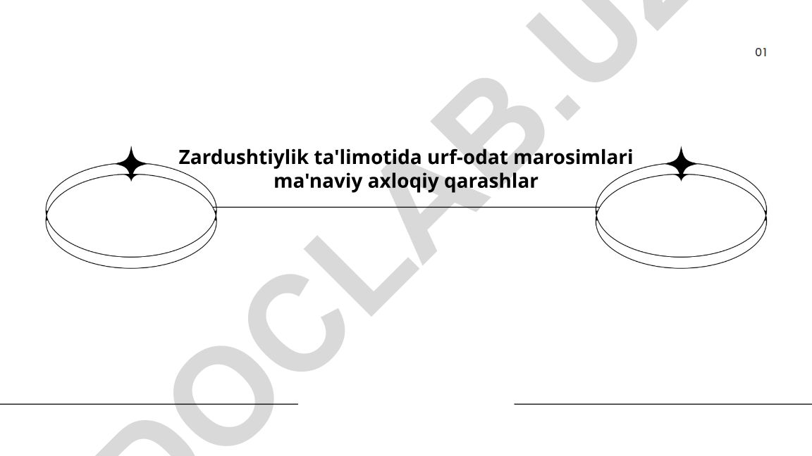Zardushtiylik ta'limotida urf-odat marosimlari va ma'naviy axloqiy qarashlar