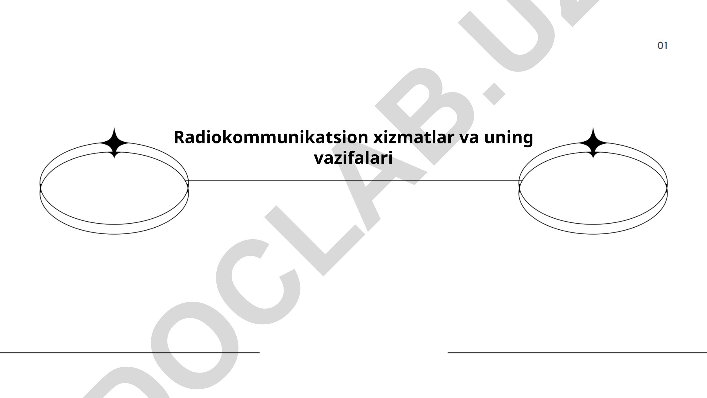 Radiokommunikatsion xizmatlar va uning vazifalari