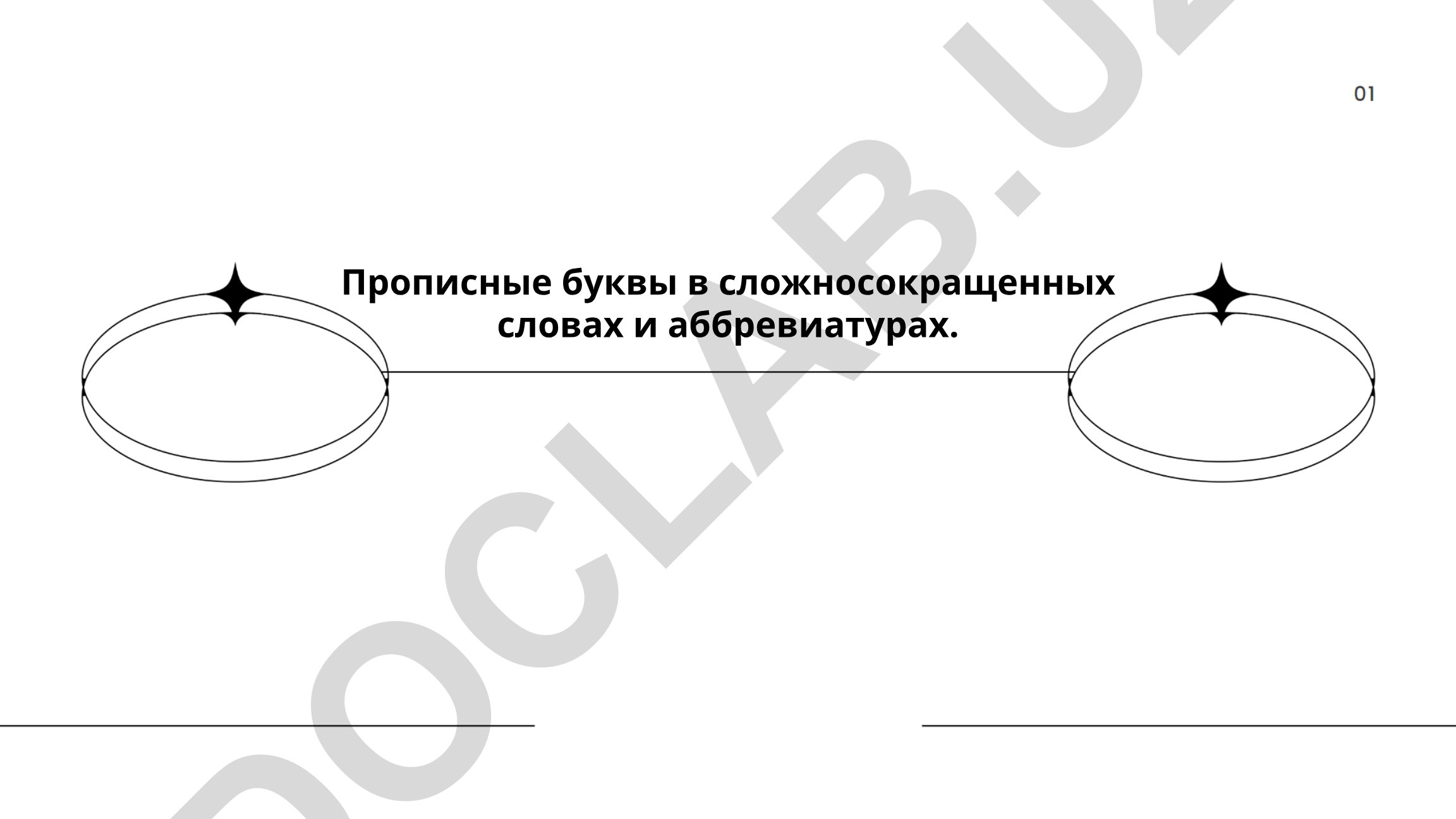 Прописные буквы в сложносокращенных словах и аббревиатурах