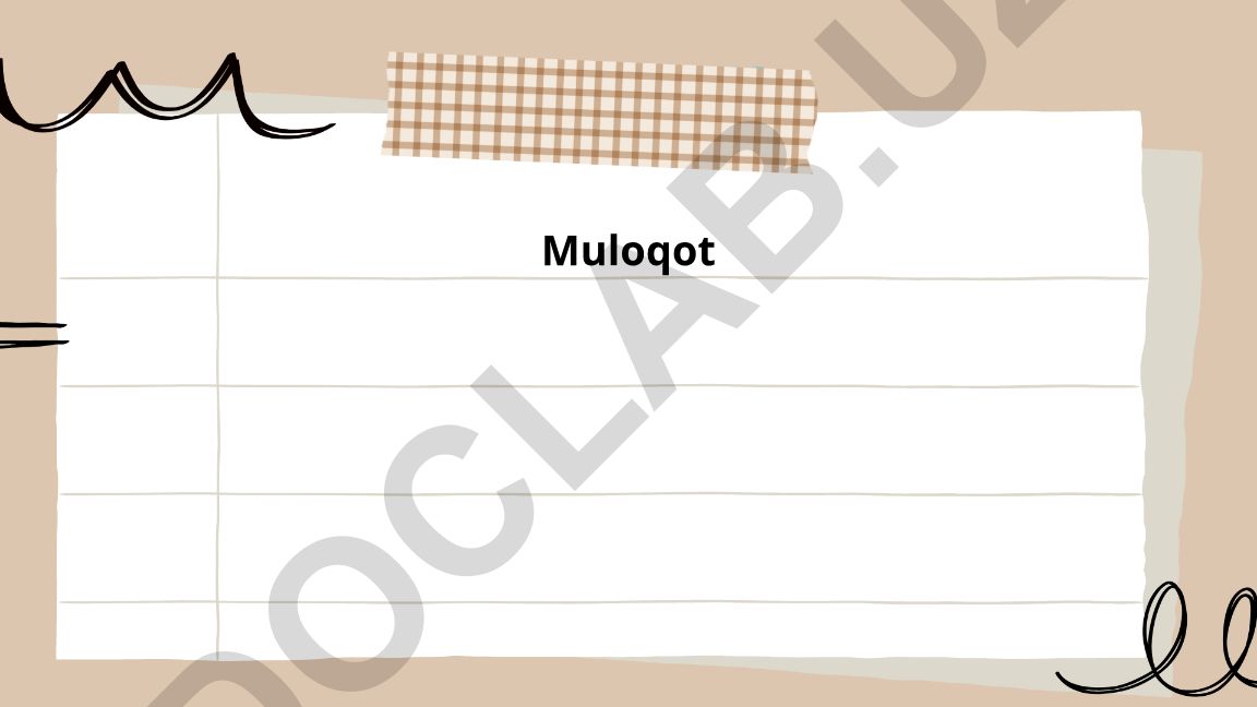 Muloqot madaniyati va turlari