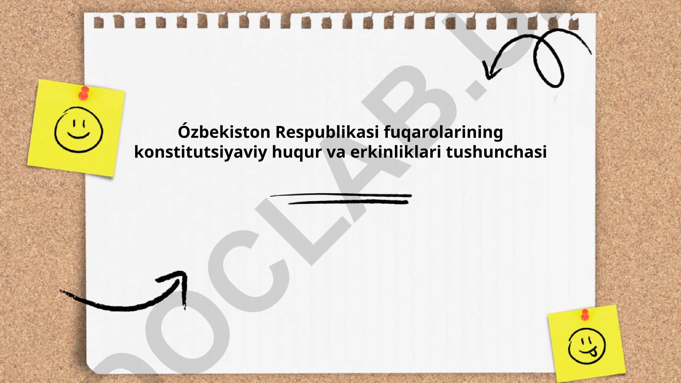 O‘zbekiston Respublikasi fuqarolarining konstitutsiyaviy huquq va erkinliklari