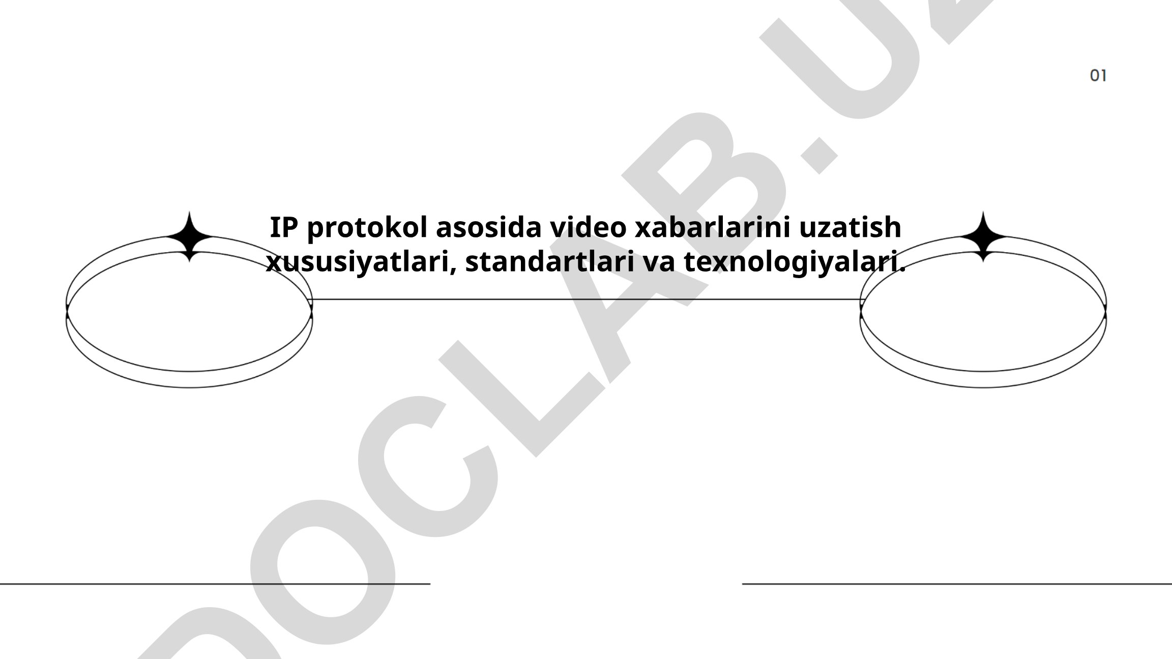 IP protokol asosida video xabarlarini uzatish xususiyatlari, standartlari va texnologiyalari