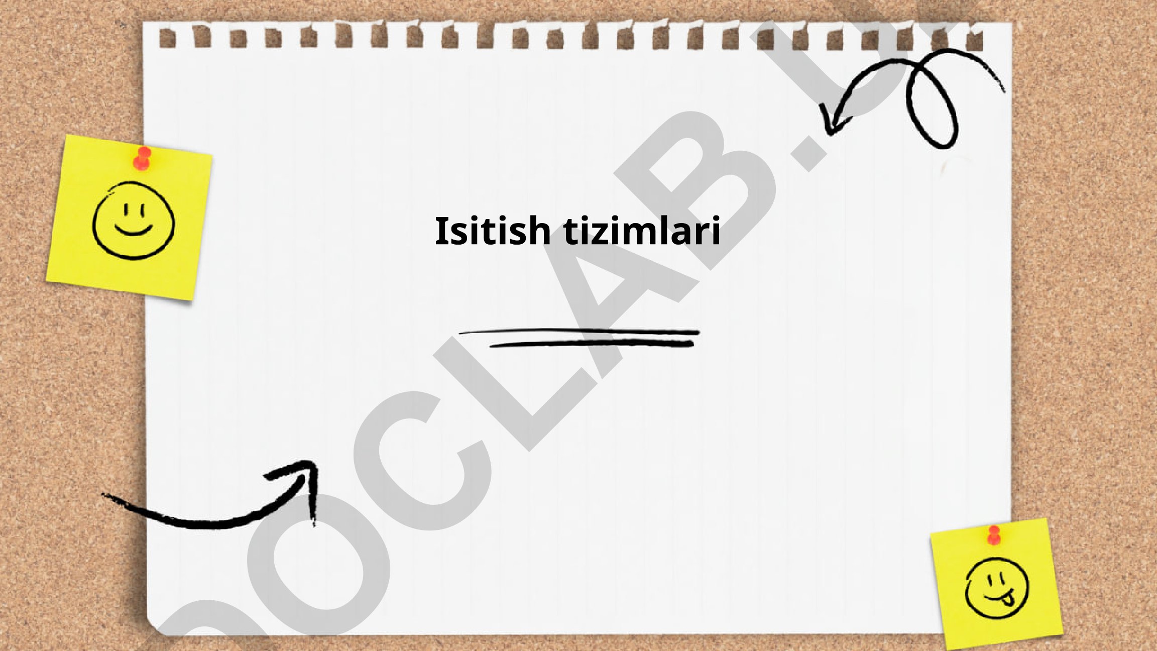Isitish tizimlari: issiqlik tarmoqlari, nasoslar va radiatorlar
