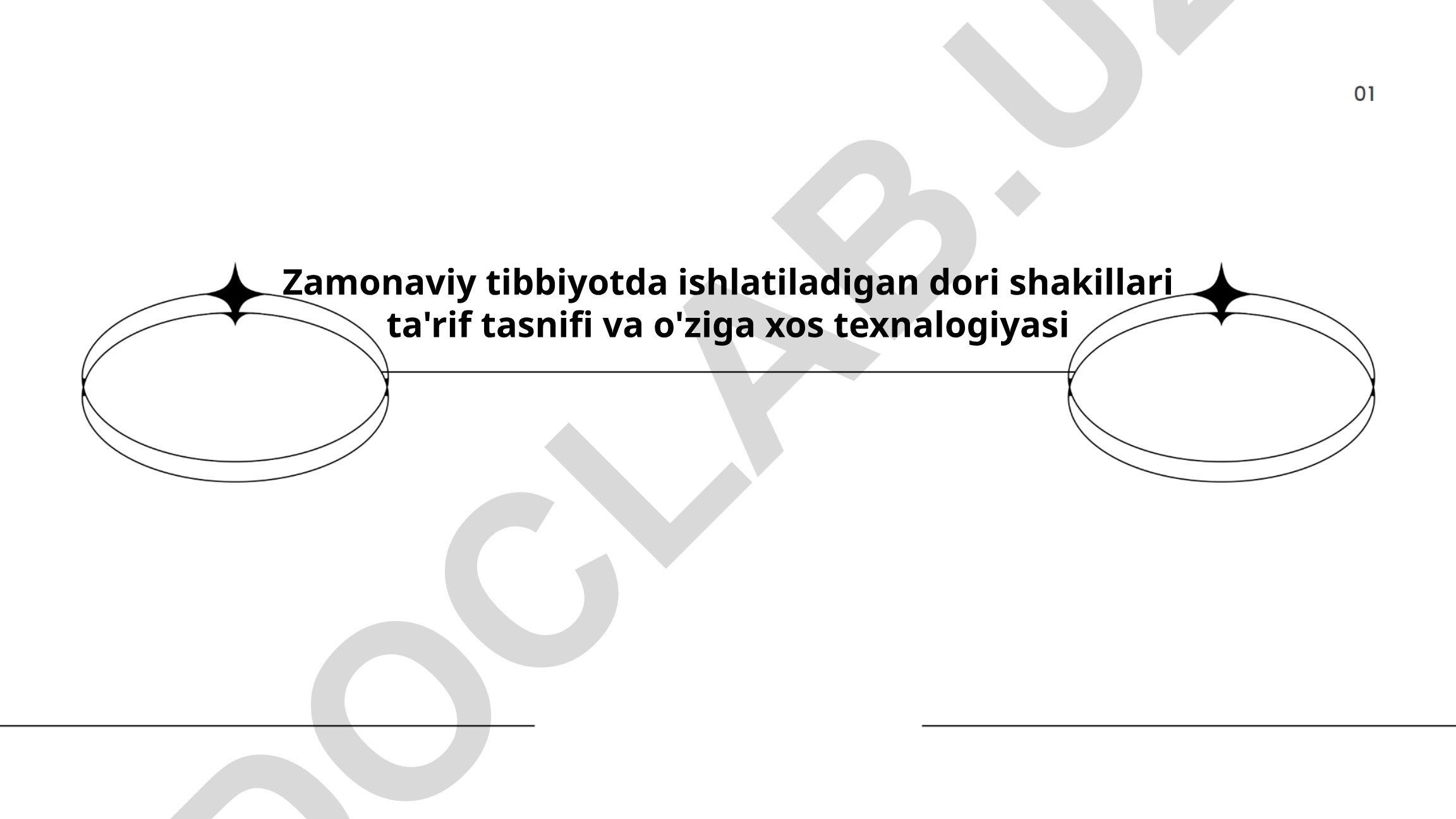 Zamonaviy tibbiyotda ishlatiladigan dori shakillari ta'rif tasnifi va o'ziga xos texnologiyasi