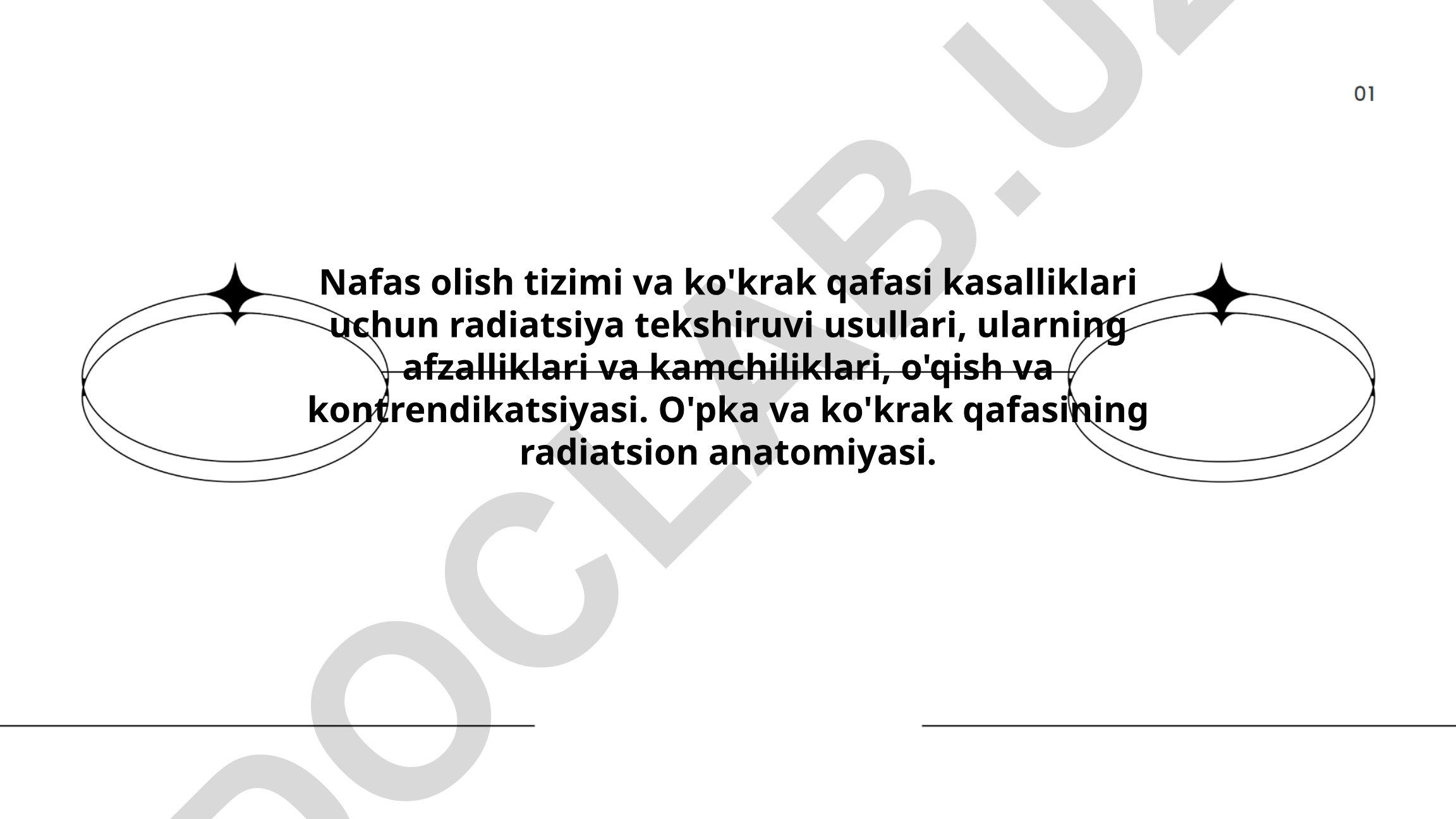 Nafas olish tizimi va ko'krak qafasi kasalliklari uchun radiatsiya tekshiruvi usullari