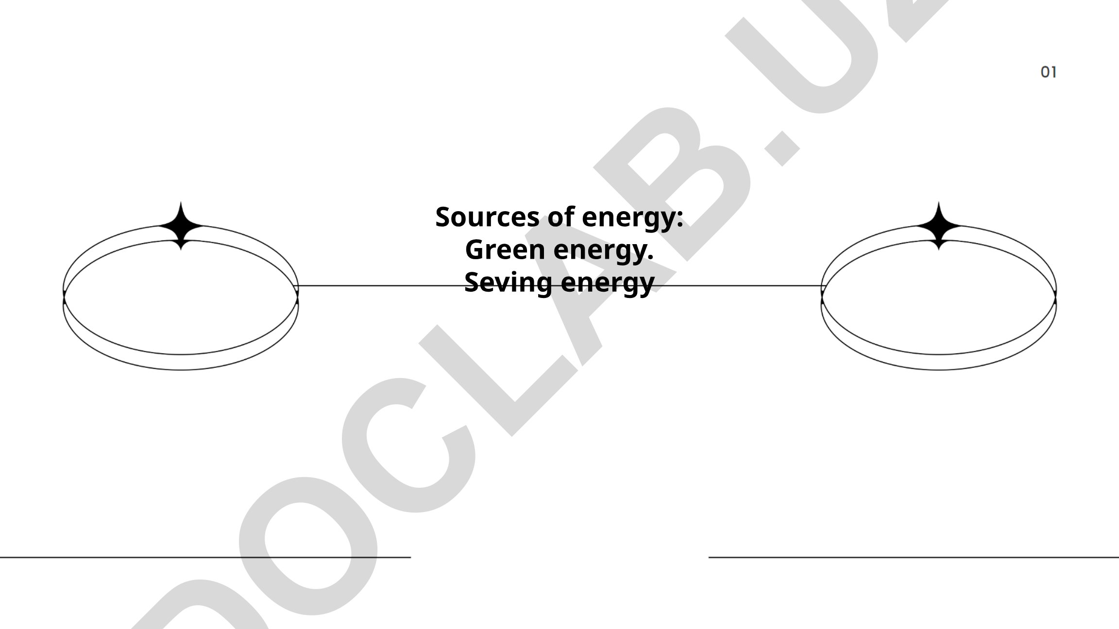 Yashil energiya va energiya tejash manbalari