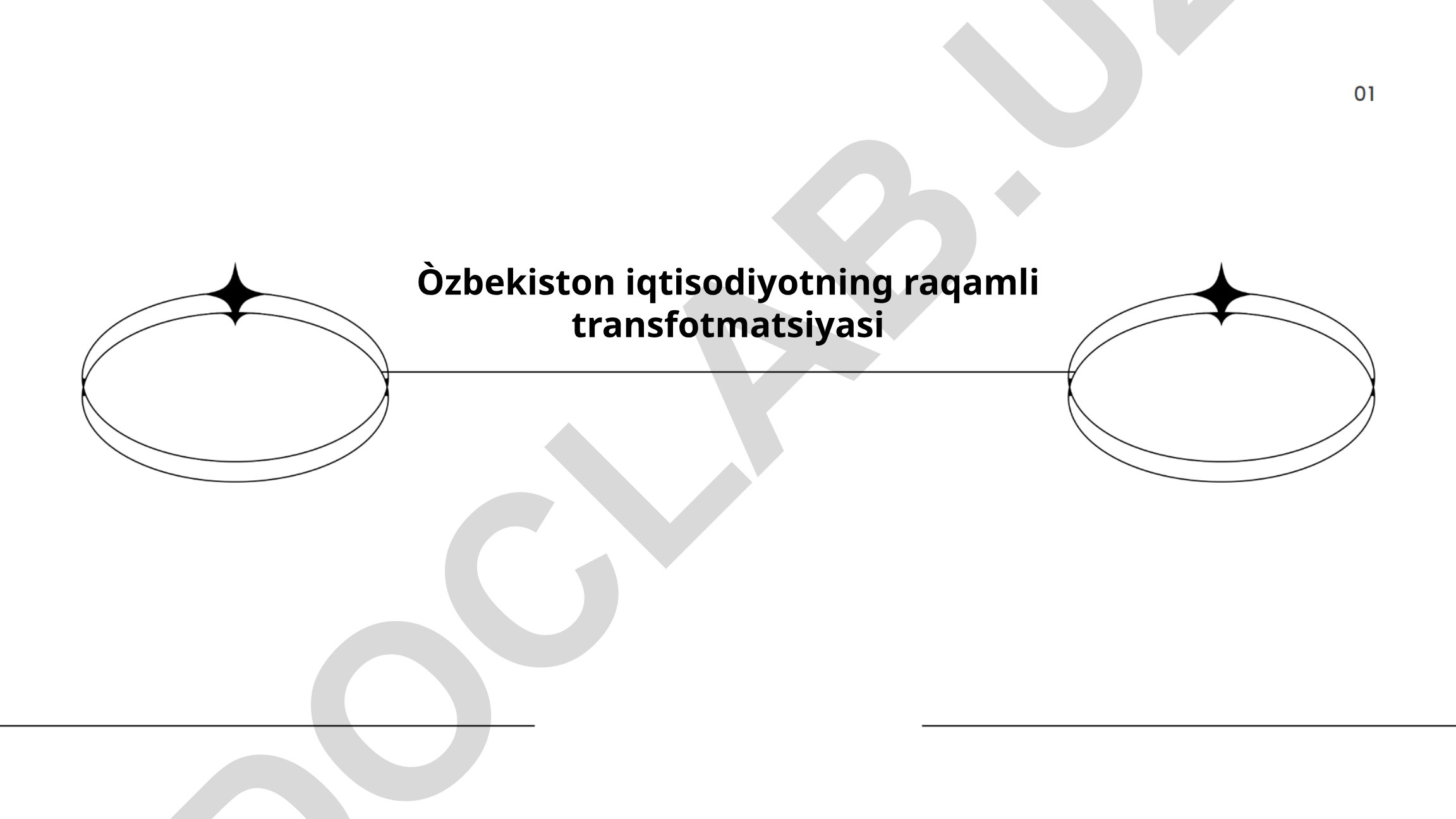 O'zbekiston iqtisodiyotining raqamli transformatsiyasi
