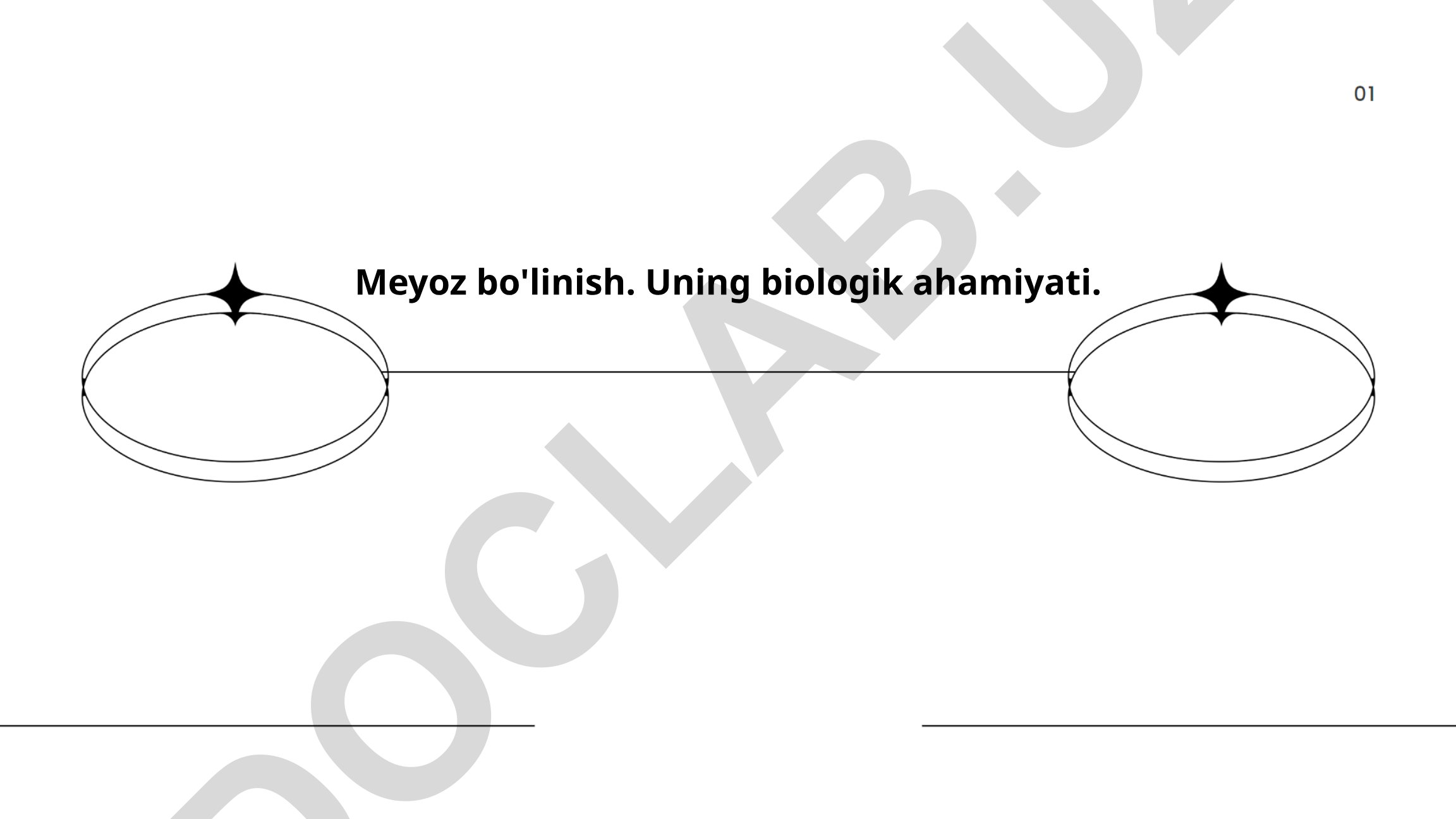 Meyoz bo'linish va uning biologik ahamiyati