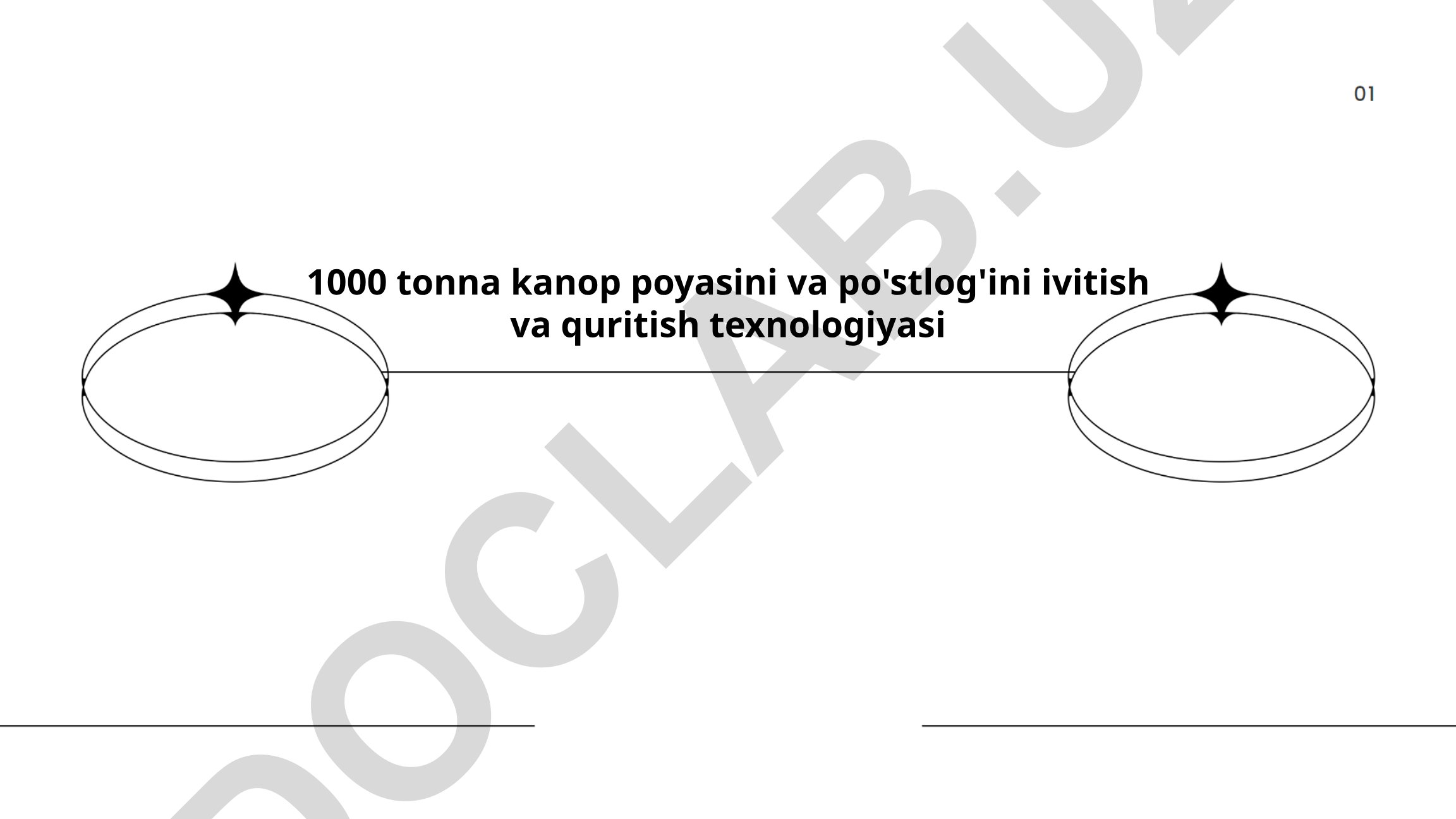 1000 tonna kanop poyasini va po'stlog'ini ivitish va quritish texnologiyasi