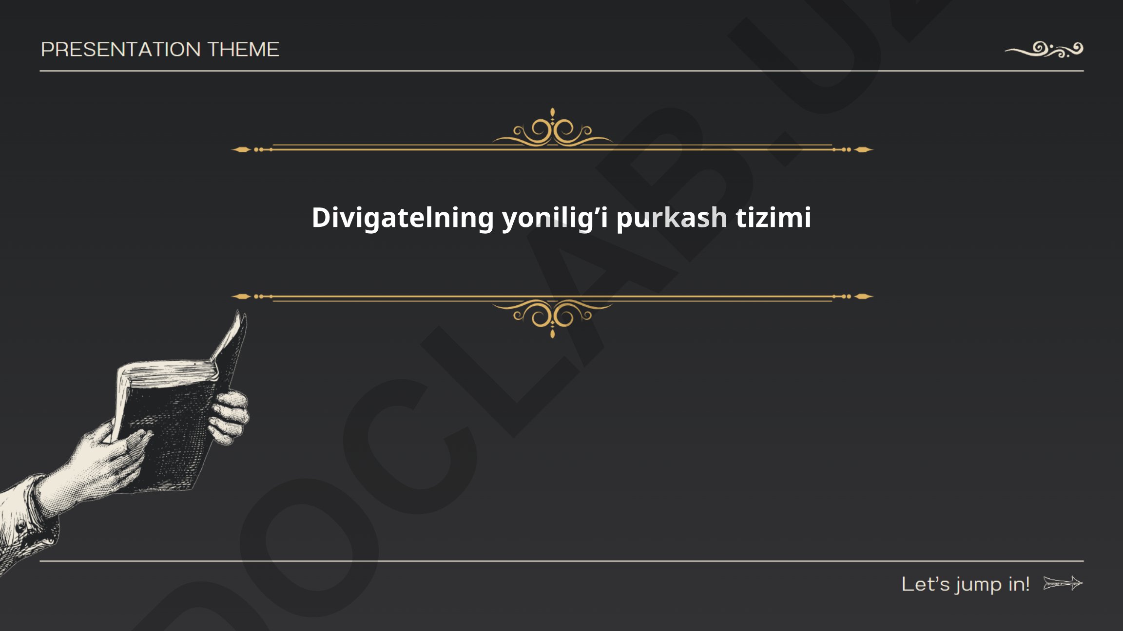 Dvigatelning yonilg'i purkash tizimi