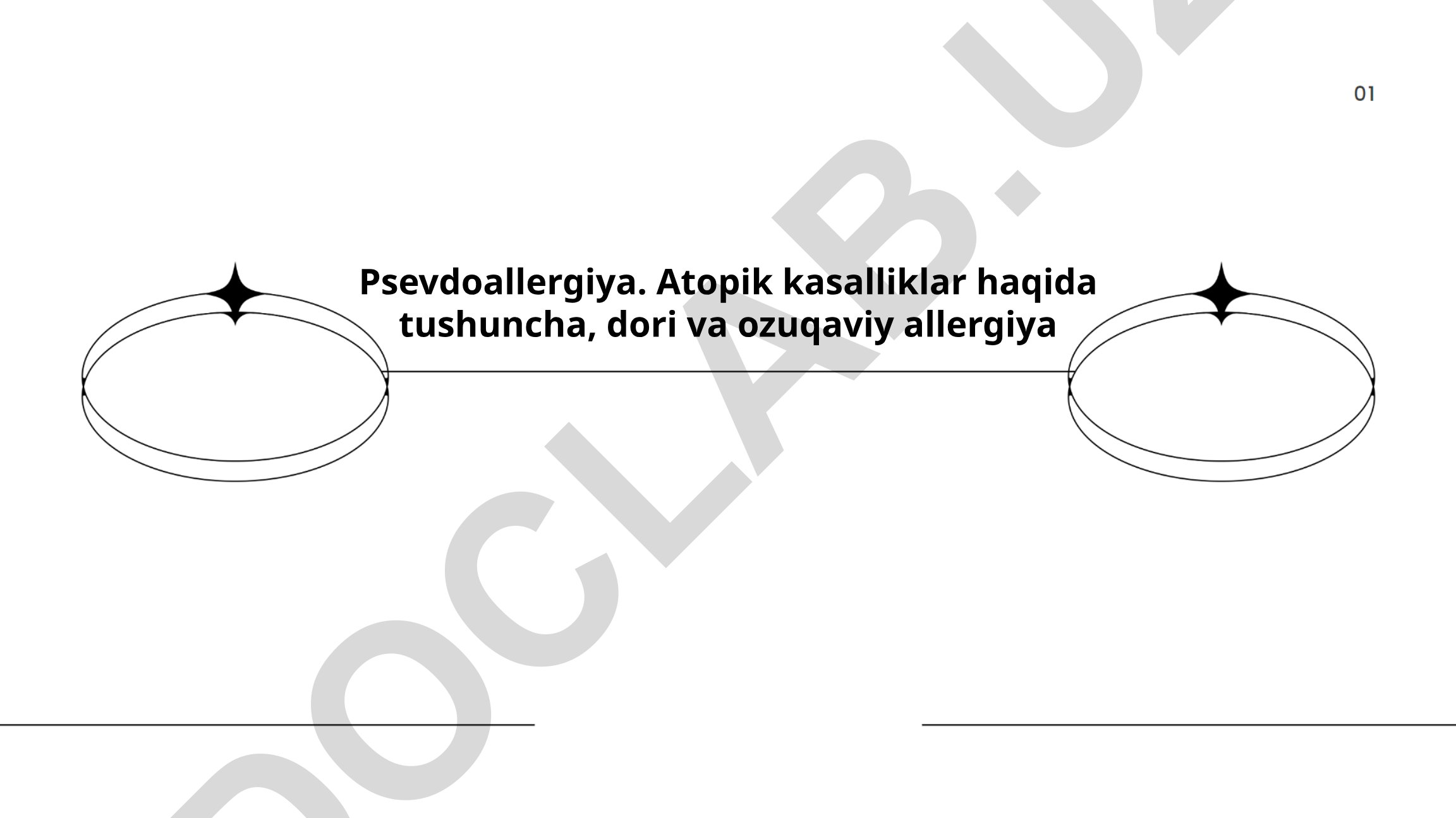 Psevdoallergiya va atopik kasalliklar haqida tushuncha