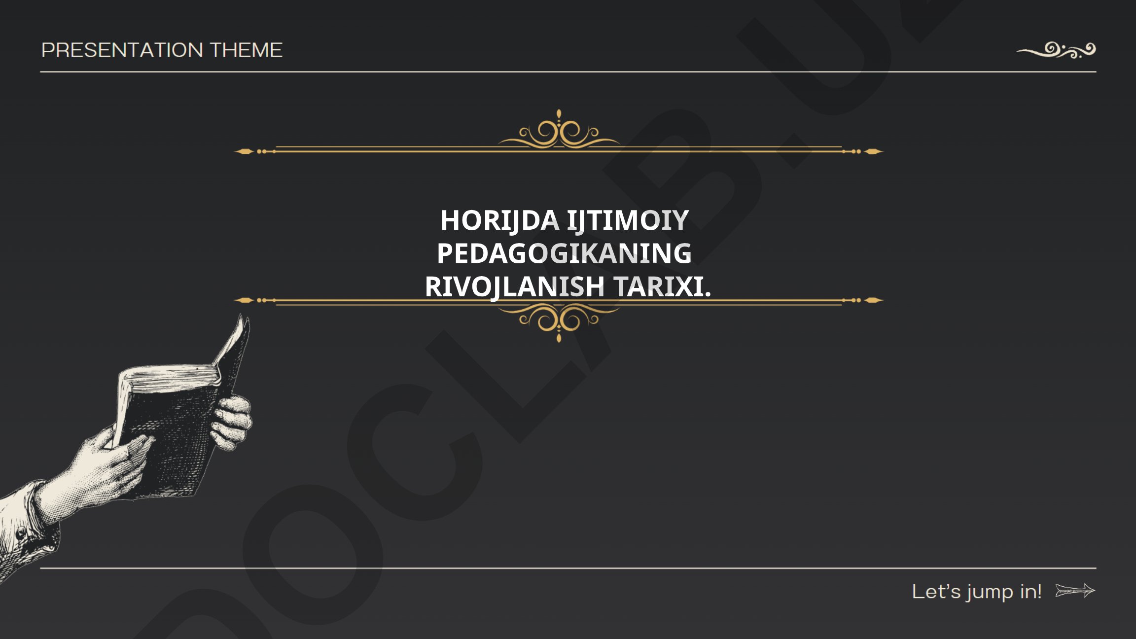 Horijda ijtimoiy pedagogikaning rivojlanish tarixi