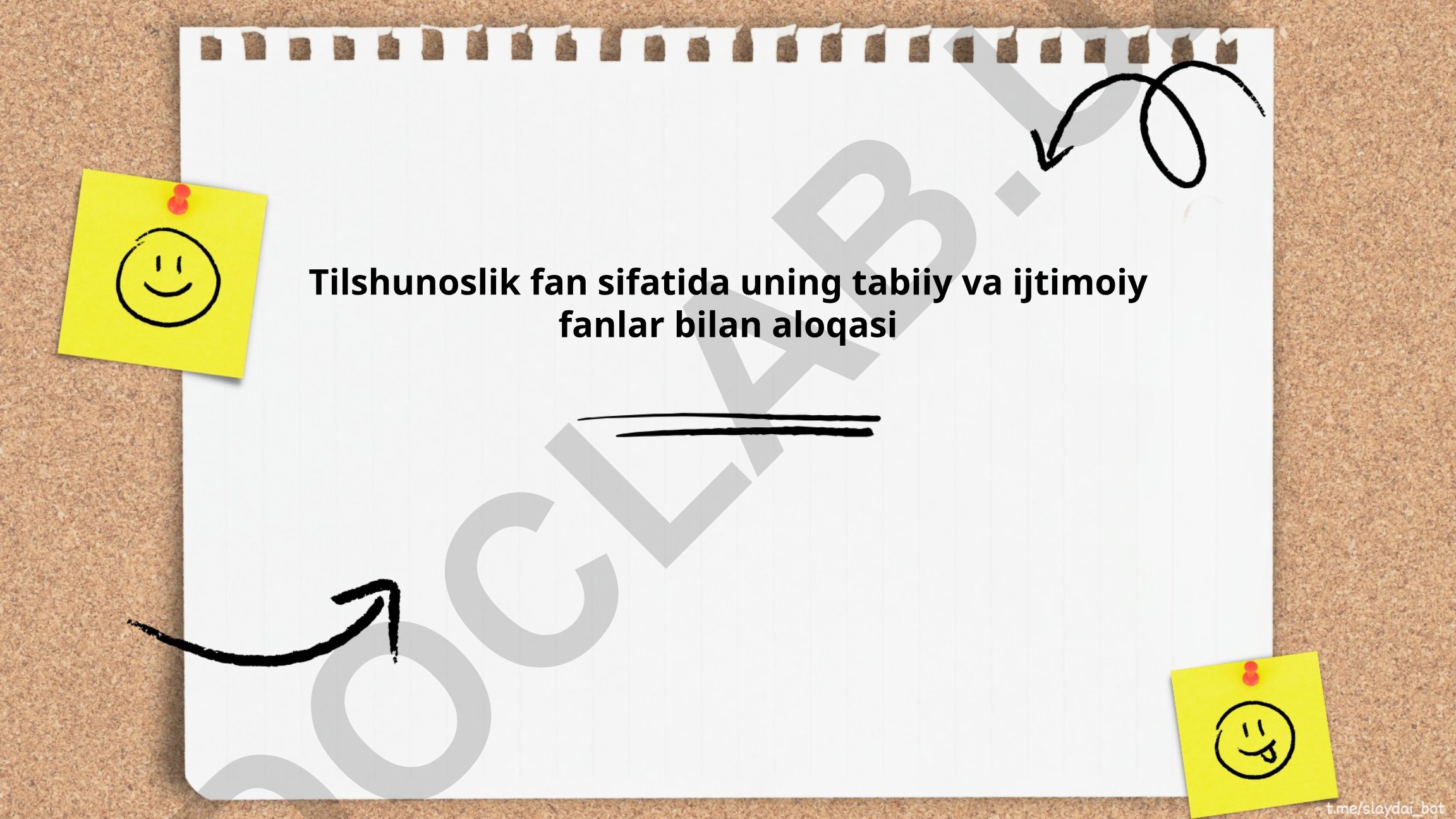 Tilshunoslik fanining tabiiy va ijtimoiy fanlar bilan aloqasi