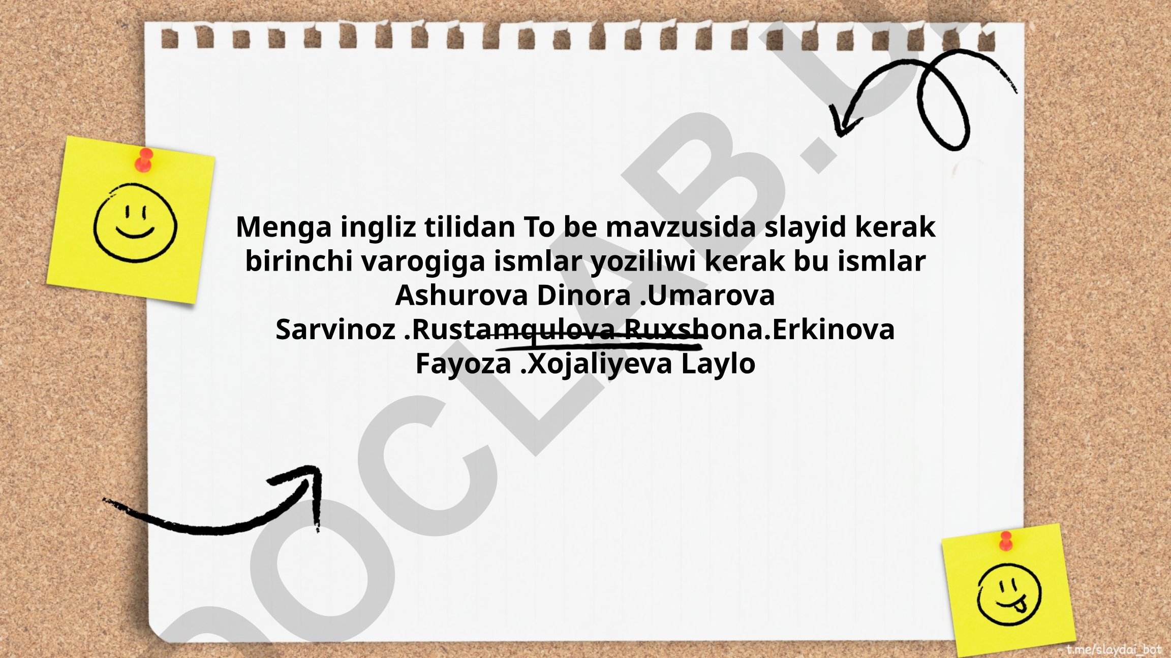 Ingliz tilida "To be" fe'li haqida taqdimot