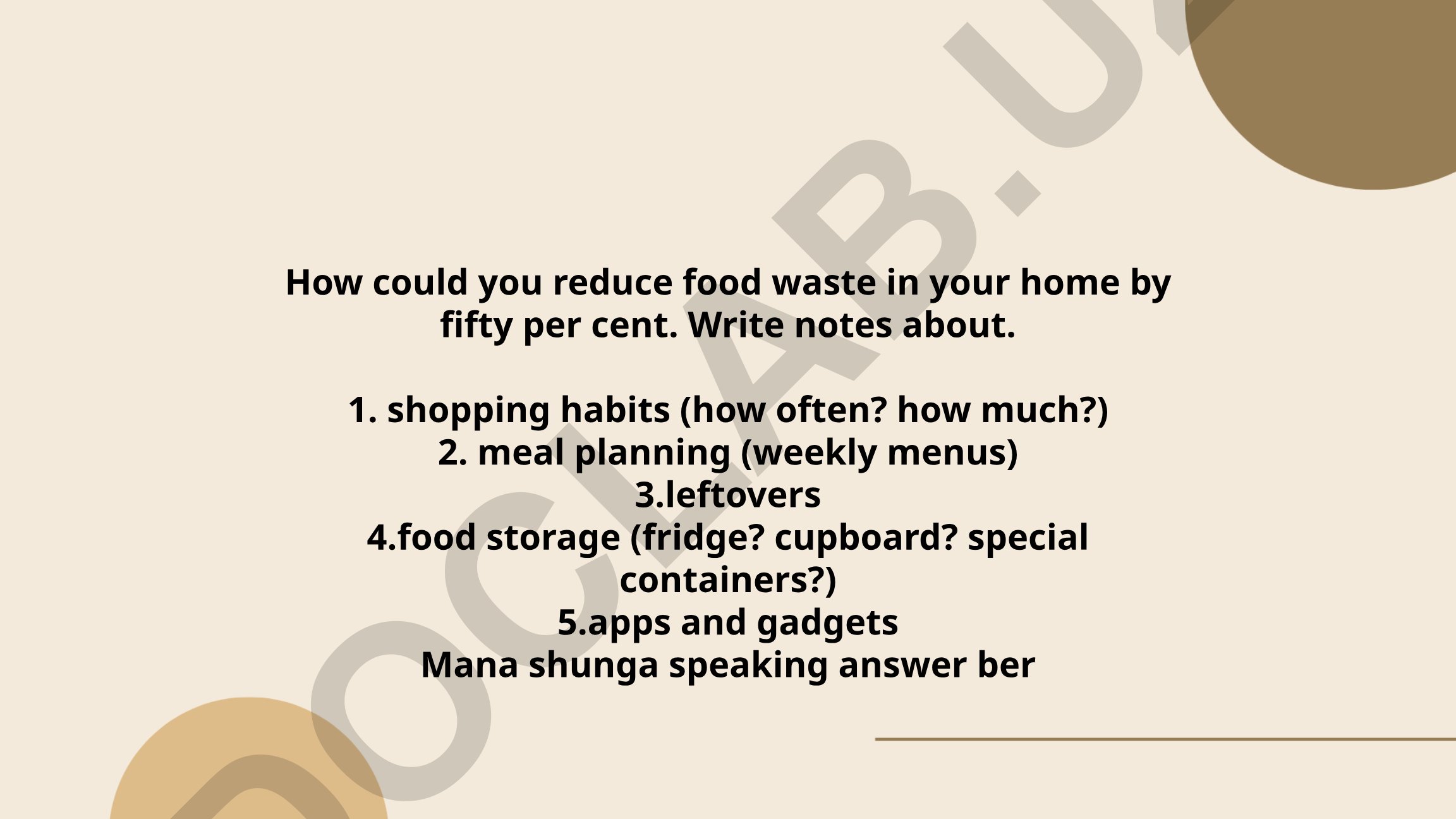 How to reduce food waste in your home by fifty percent