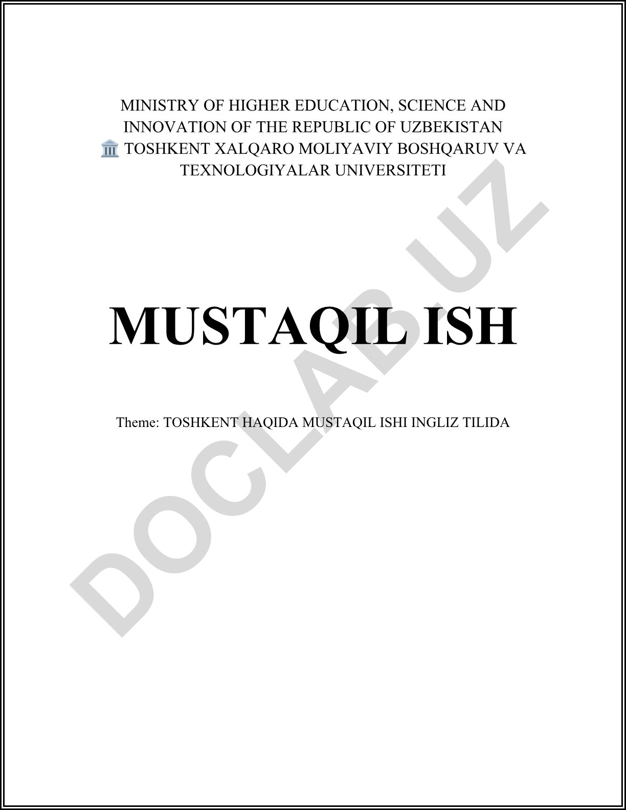 Tashkent's History, Architecture and Culture