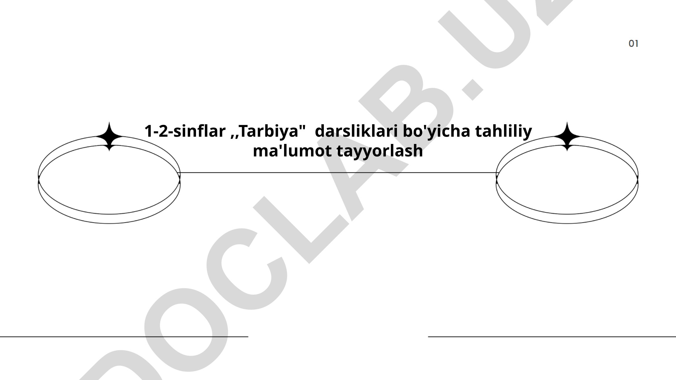 1-2-sinflar Tarbiya darsliklari bo'yicha tahliliy ma'lumot