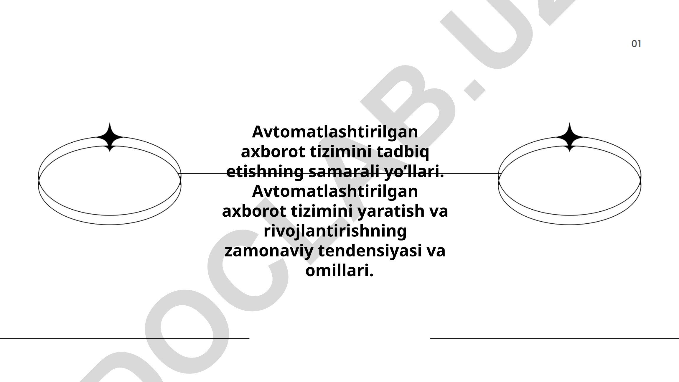 Avtomatlashtirilgan axborot tizimini tadbiq etishning samarali yo'llari va zamonaviy tendensiyalari