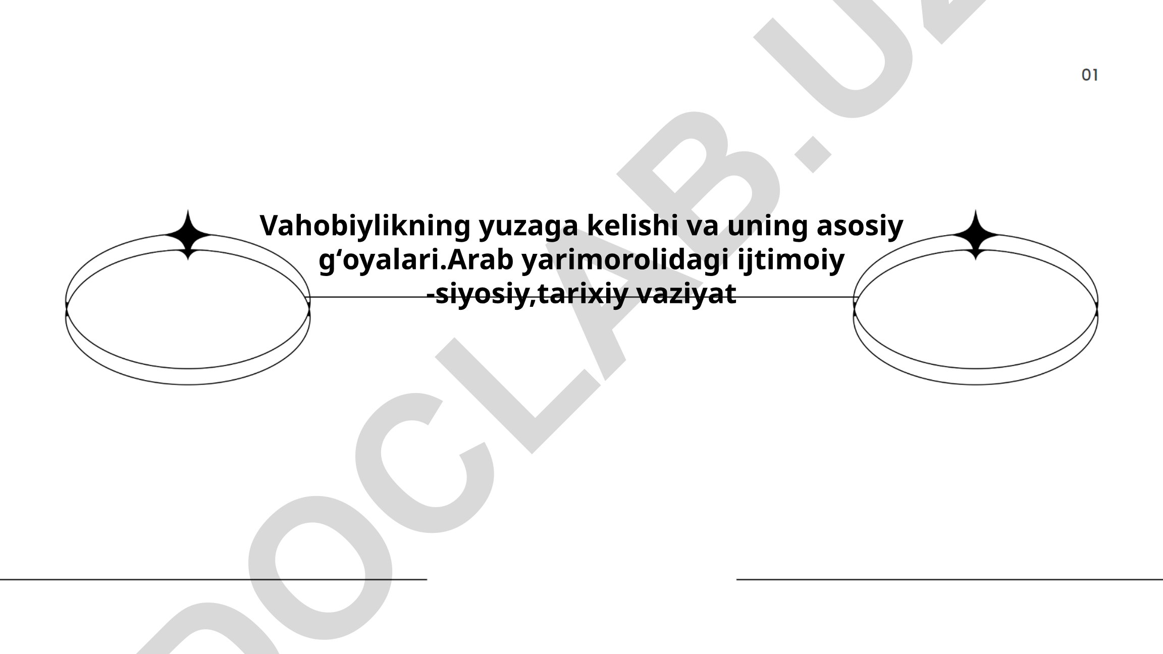 Vahobiylikning yuzaga kelishi va uning asosiy gʻoyalari