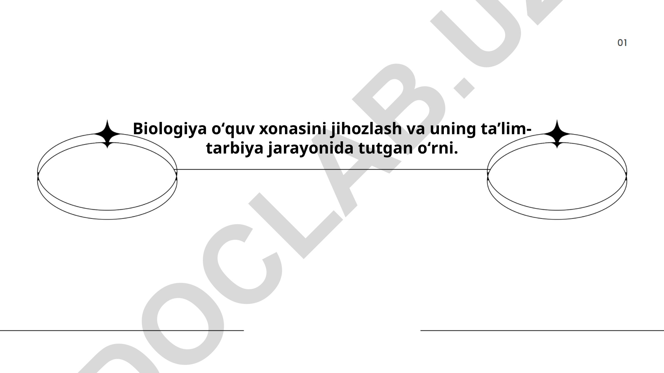Biologiya oʻquv xonasini jihozlash va uning ta’lim-tarbiya jarayonida tutgan oʻrni