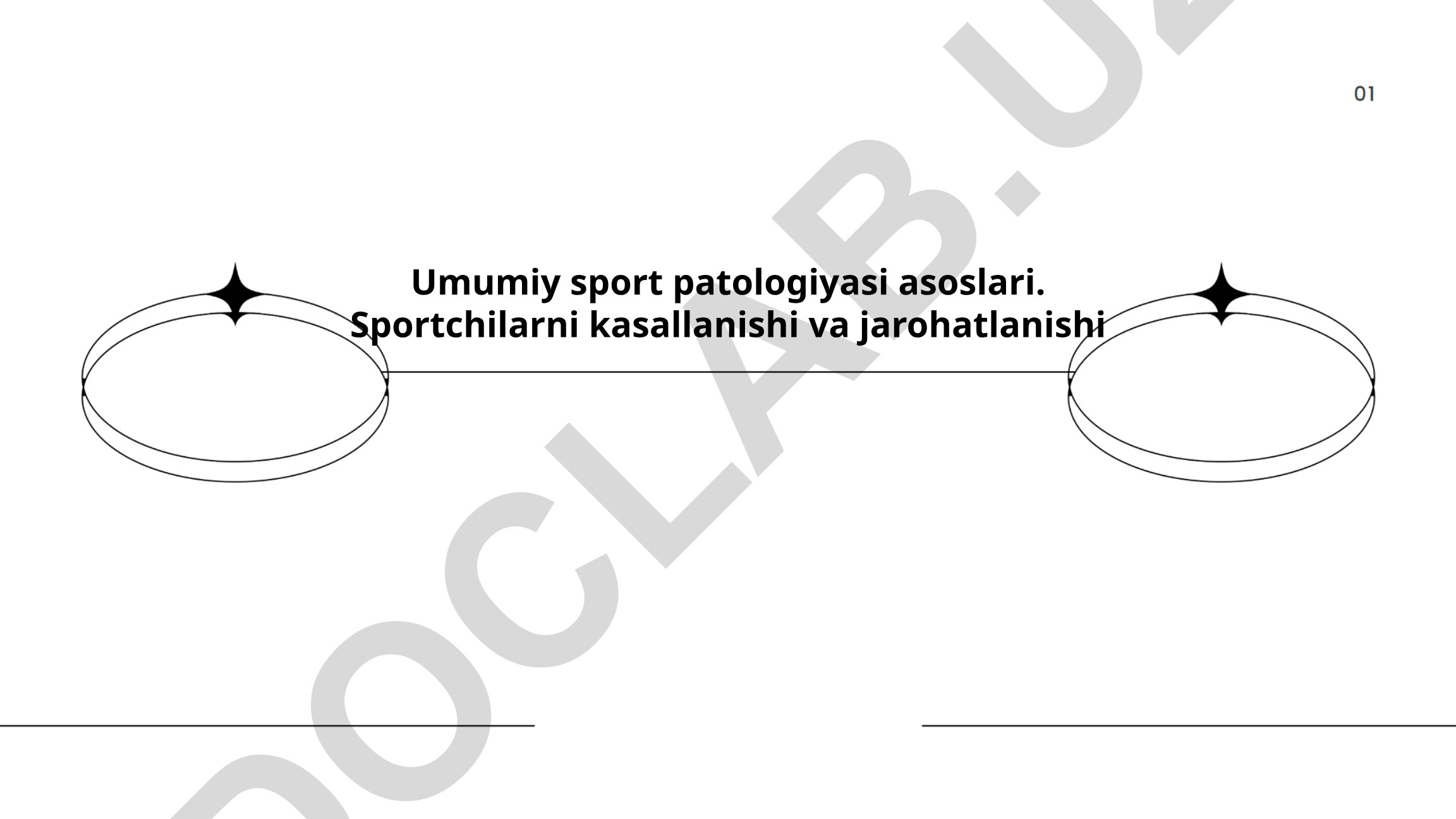 Umumiy sport patologiyasi asoslari: kasallanish va jarohatlanish