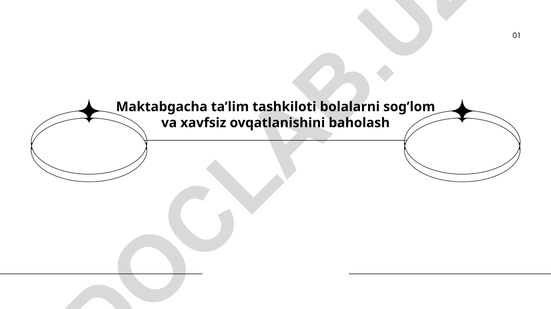 Maktabgacha ta'lim tashkilotlarida bolalarning sog'lom ovqatlanishini baholash
