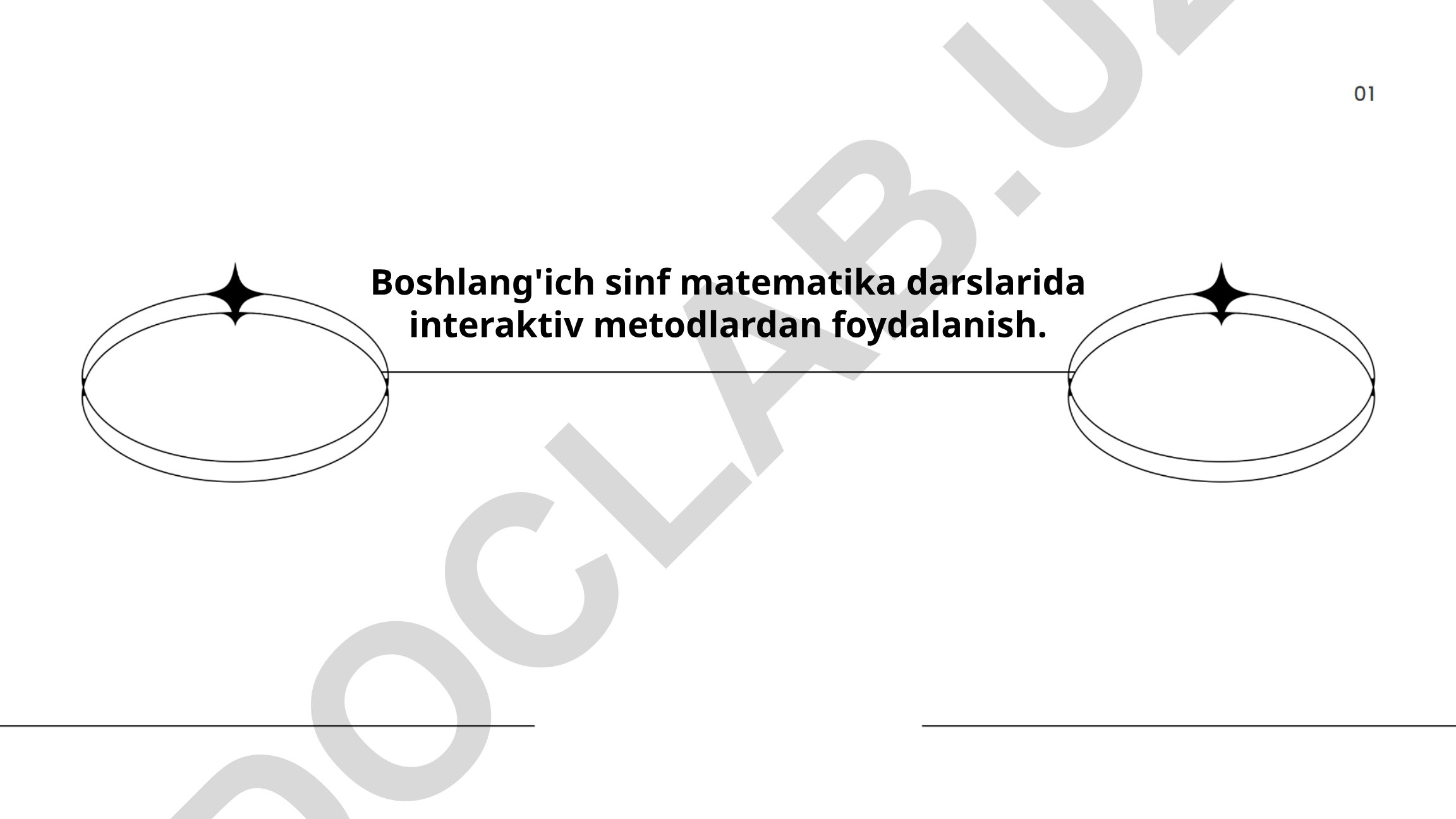 Boshlang'ich sinf matematika darslarida interaktiv metodlardan foydalanish