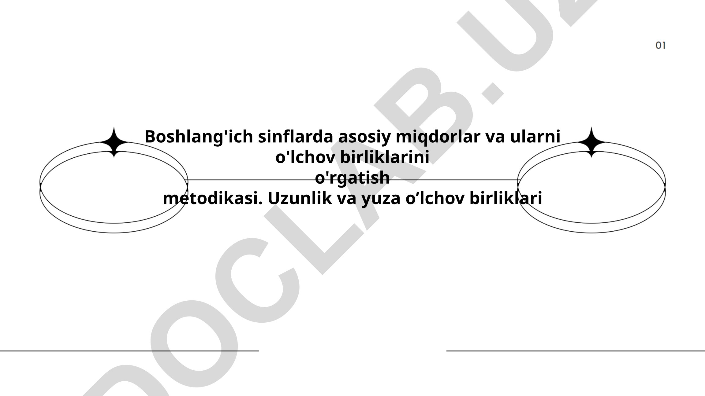 Boshlang'ich sinflarda uzunlik va yuza o'lchov birliklarini o'rgatish metodikasi