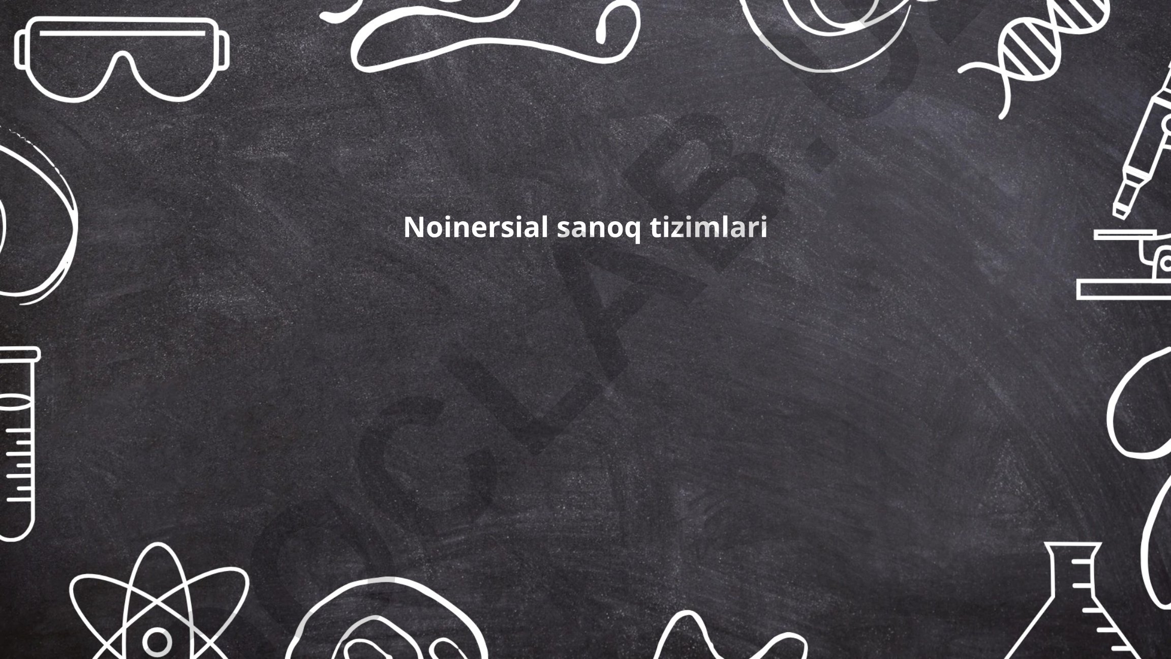 Noinierial sanoq tizimlari tushunchasi va yulovchi qutisi