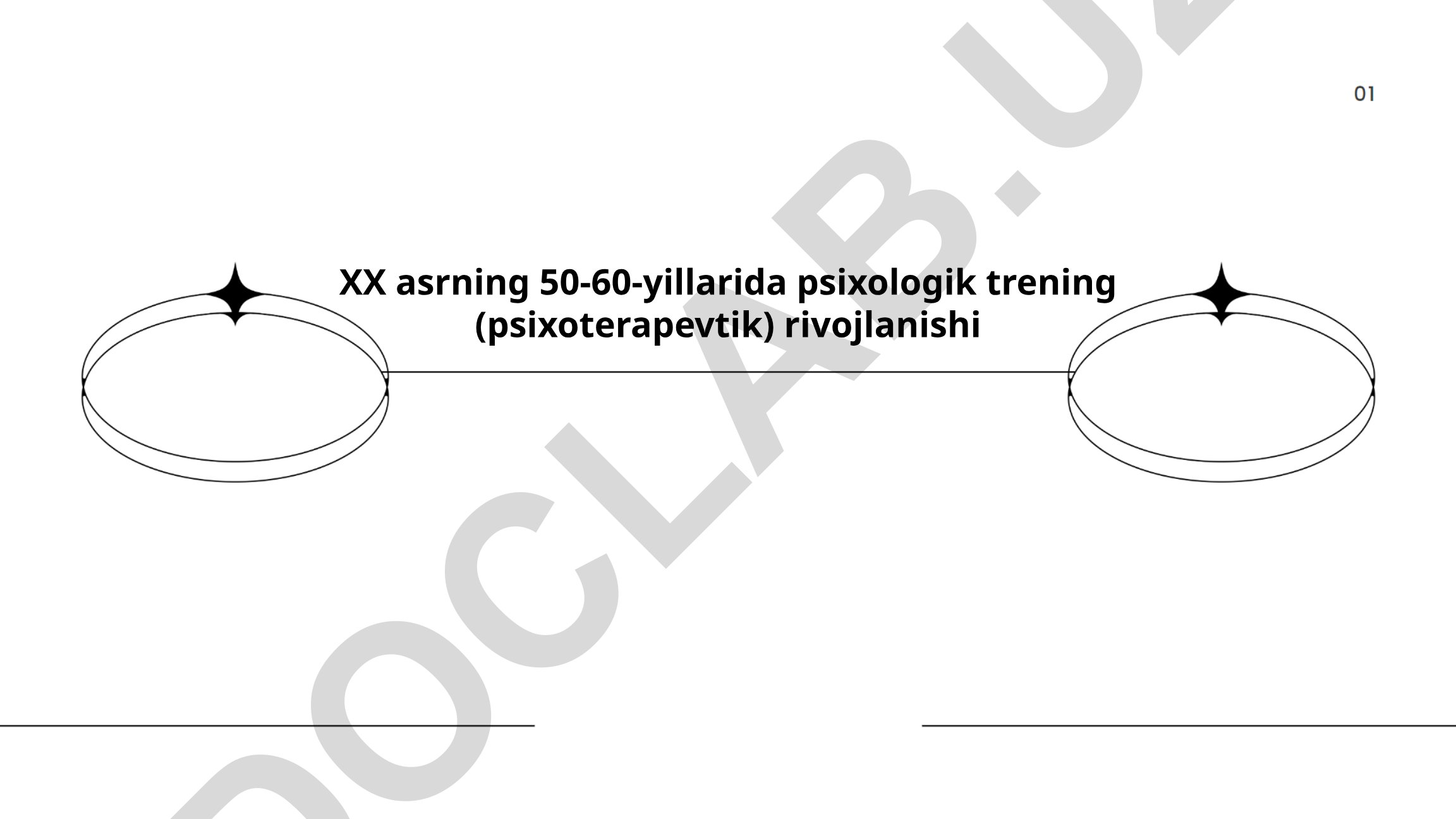XX asrning 50-60-yillarida psixologik trening rivojlanishi