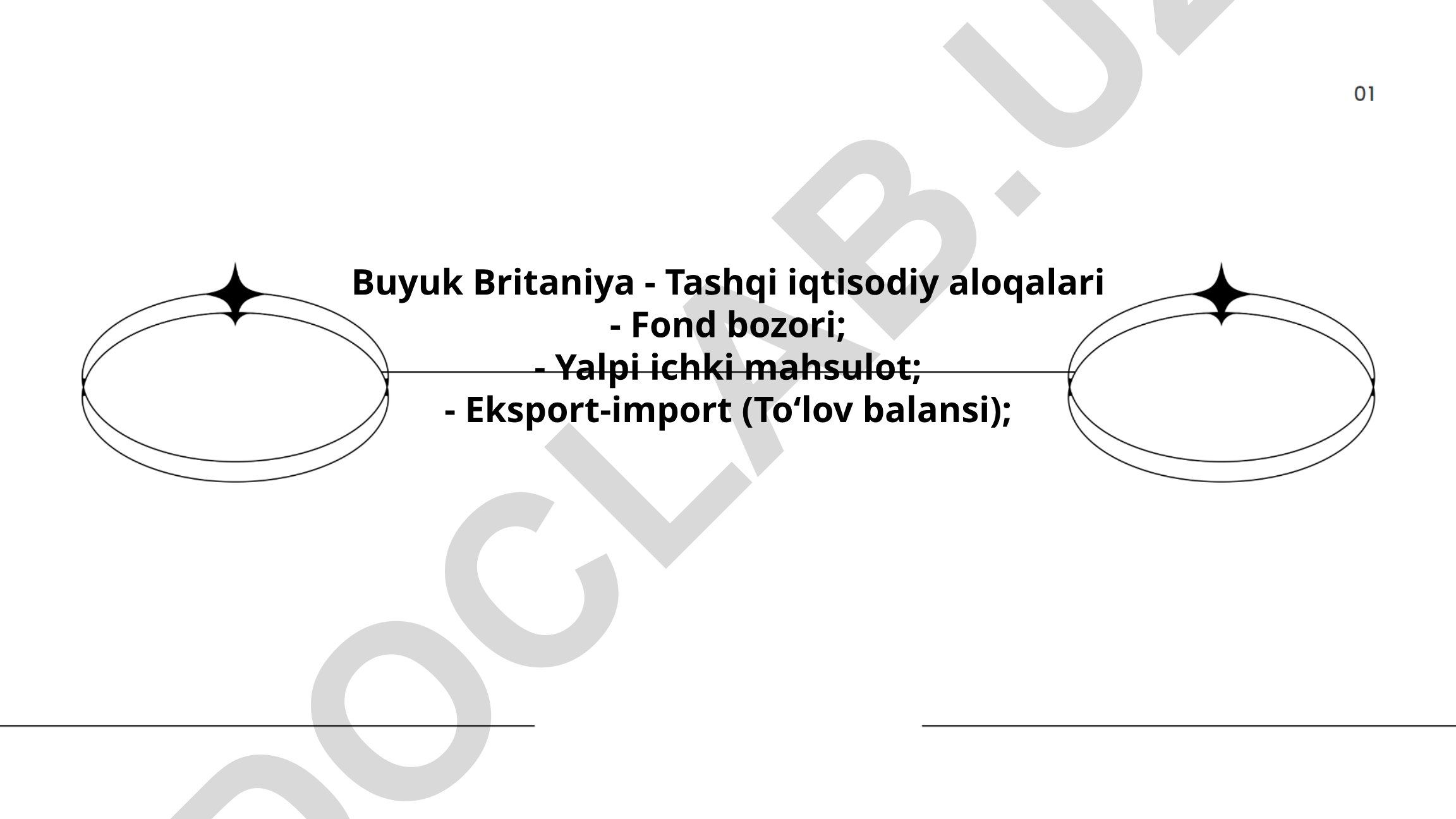 Buyuk Britaniya tashqi iqtisodiy aloqalari va O'zbekiston iqtisodiyoti