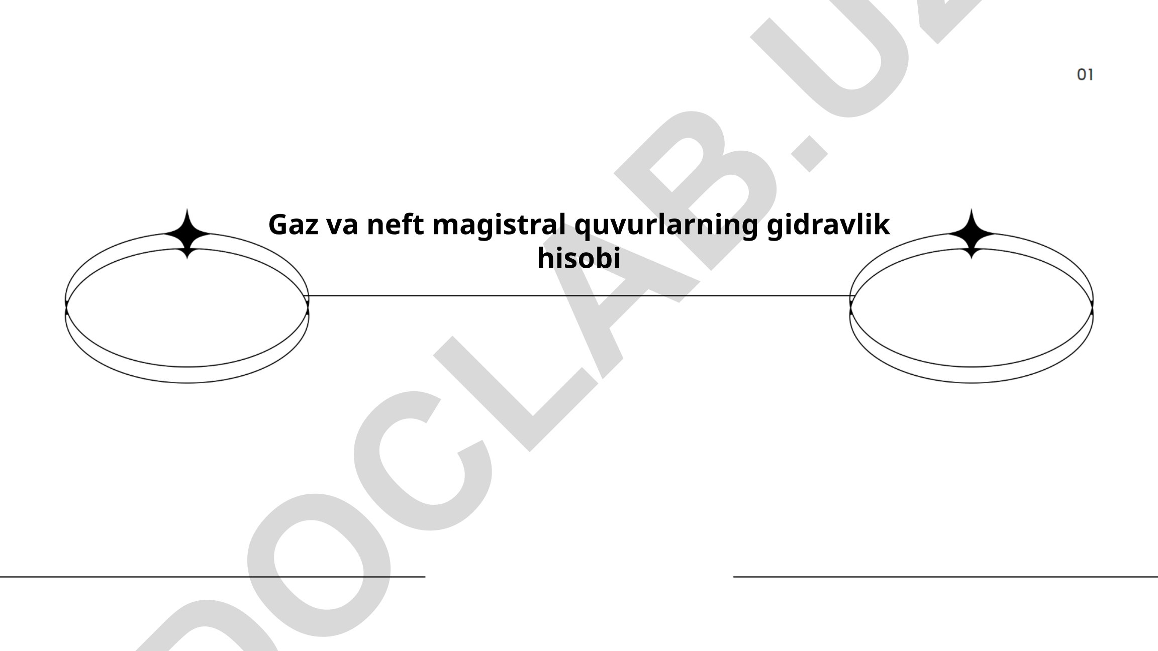 Gaz va neft magistral quvurlarning gidravlik hisobi