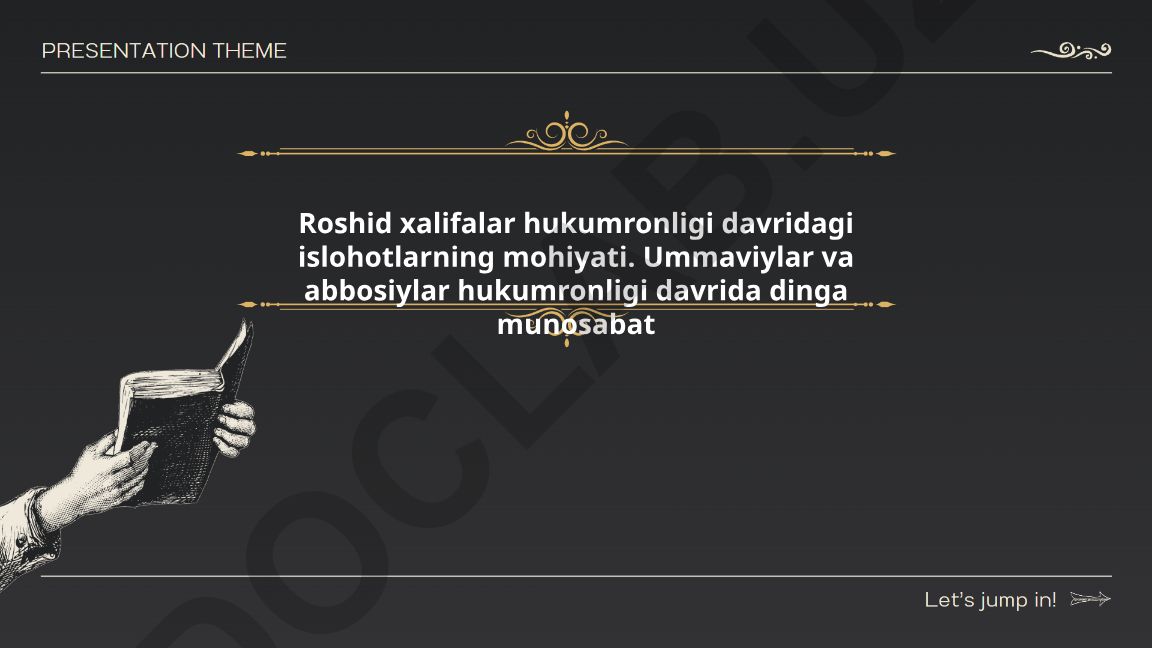 Roshid xalifalar hukumronligi davridagi islohotlarning mohiyati
