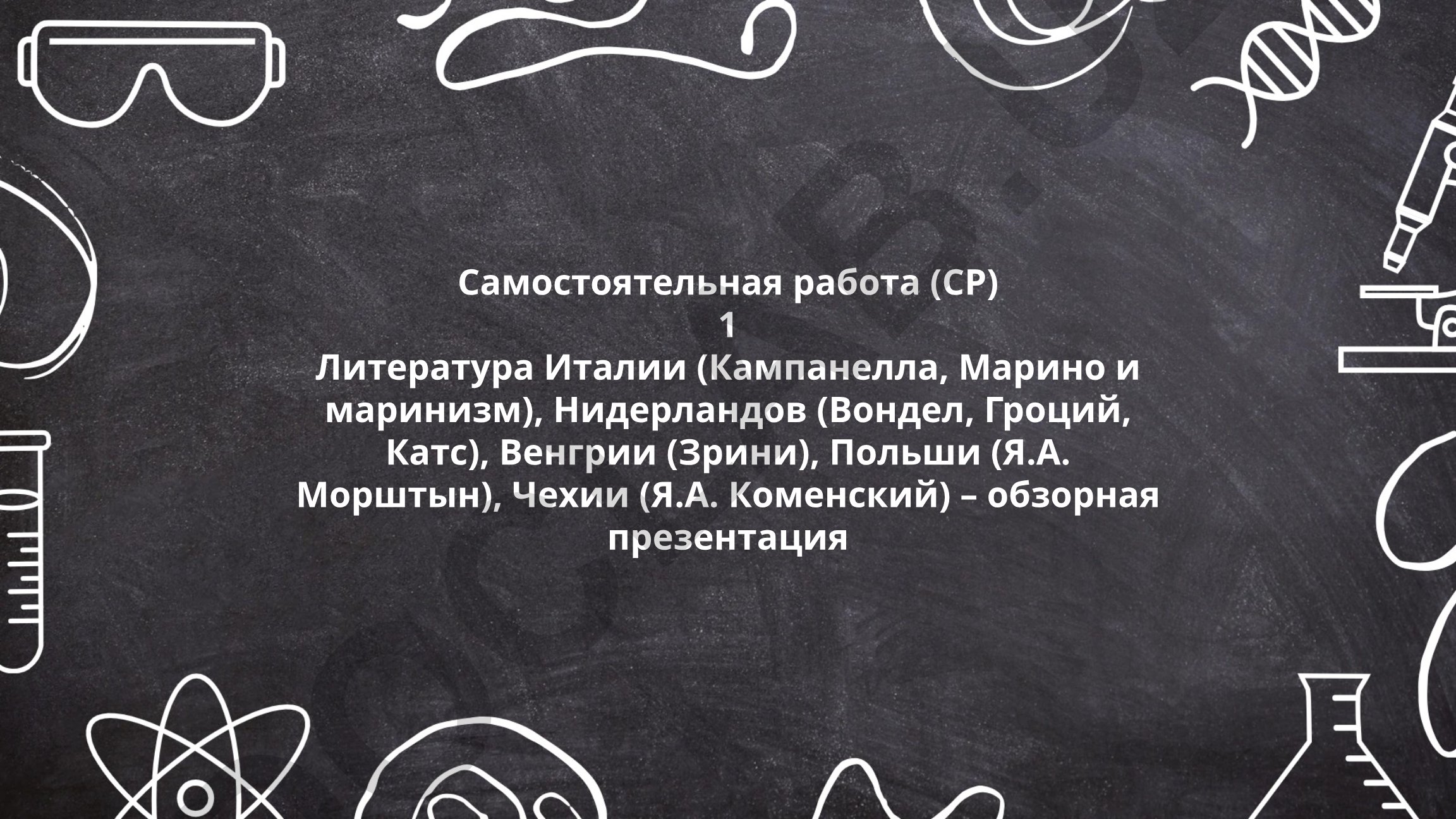 Литература Италии, Нидерландов, Венгрии, Польши и Чехии XVII века