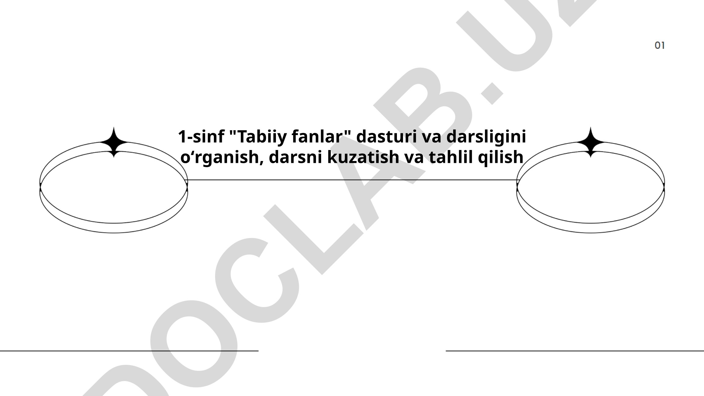 1-sinf Tabiiy fanlar dasturi va darsligini o'rganish