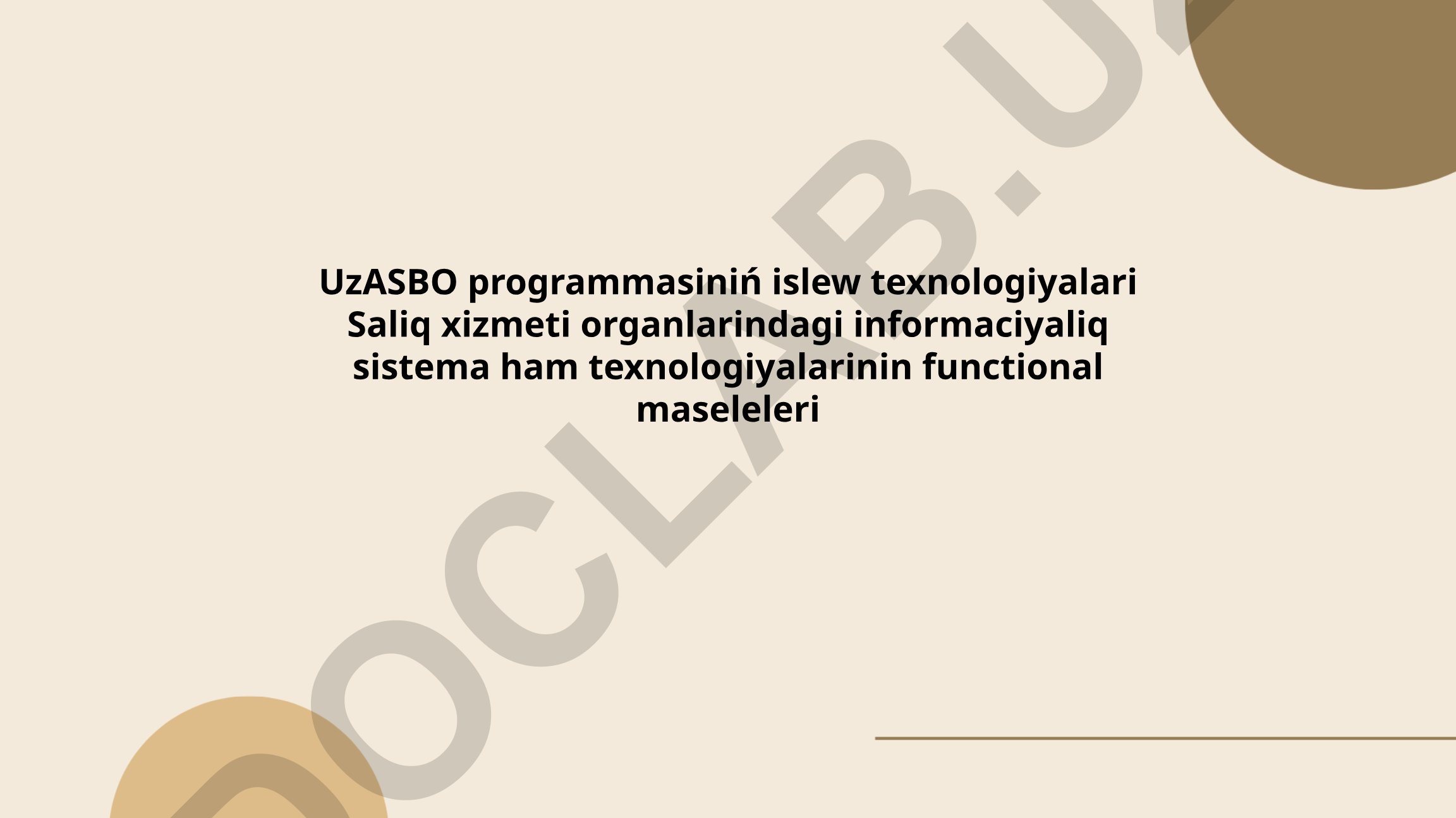 UzASBO dasturiy ta'minoti integratsiyasi va soliq xizmatlarida texnologiyalarni optimallashtirish