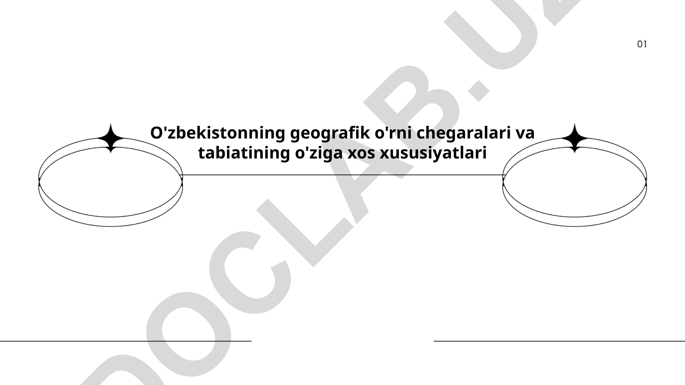 O'zbekistonning geografik joylashuvi va chegaralari